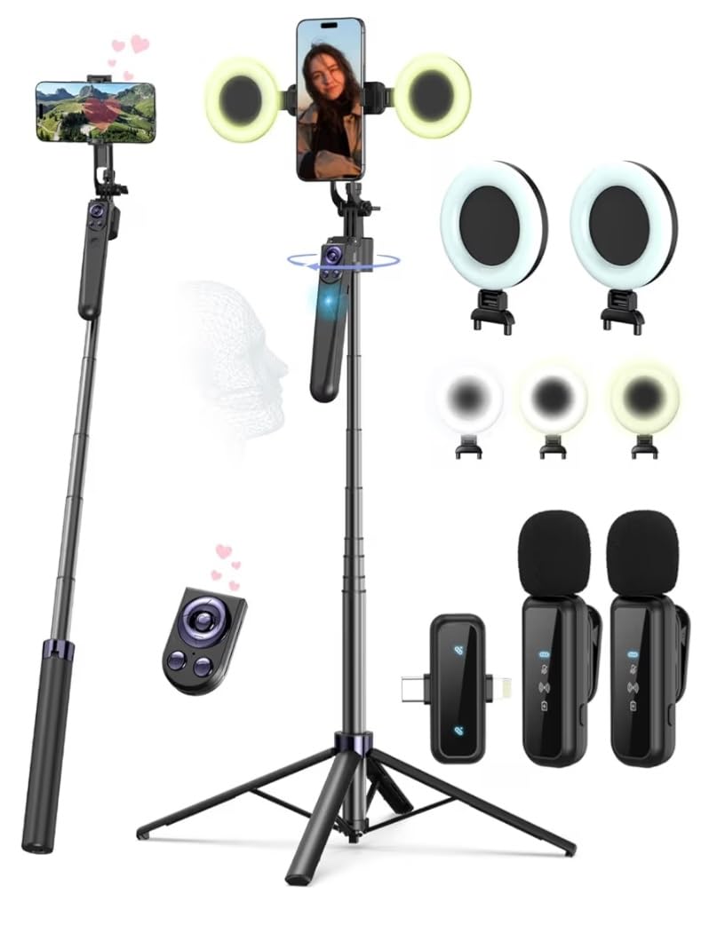 Vlogging Kit for iPhone/Android, 63