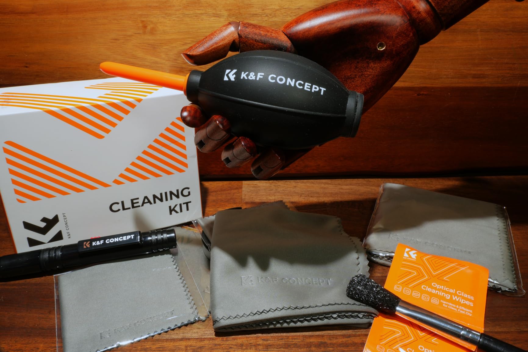 K&F CONCEPT 15-1 Professional Cleaning Kit for DSLR Cameras and Sensitive Electronics, Bundle with Lens Cleaner - Camera Accessories & Photography Accessorie for DSLR Camera Lens Filter Cell Phones customer photo 1