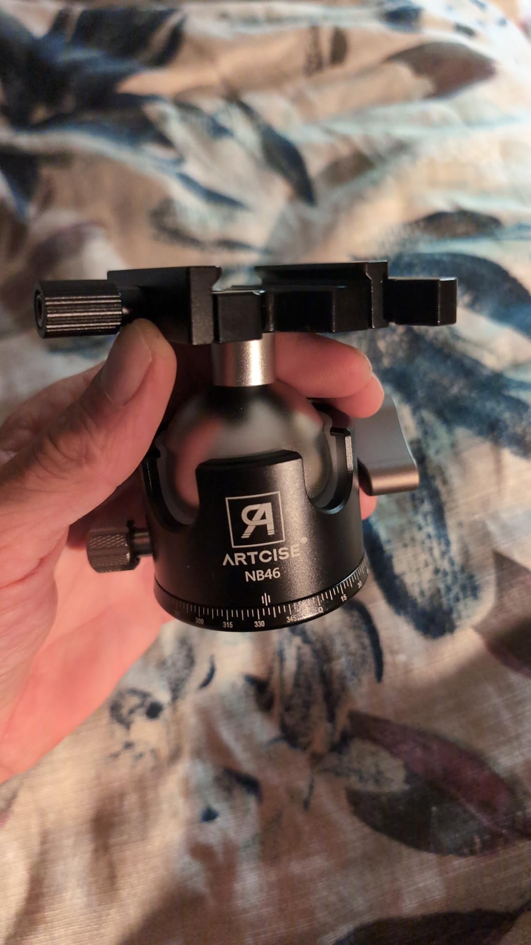 46mm Low ProfileTripod Ball Head with Lever Release ARTCISE Heavy Duty Ball Head Camera Ball Head with Arca Swiss Quick Release Plate for Camera Tripod Monopod DSLR Camcorder Telescope Max Load 55lbs customer photo 1