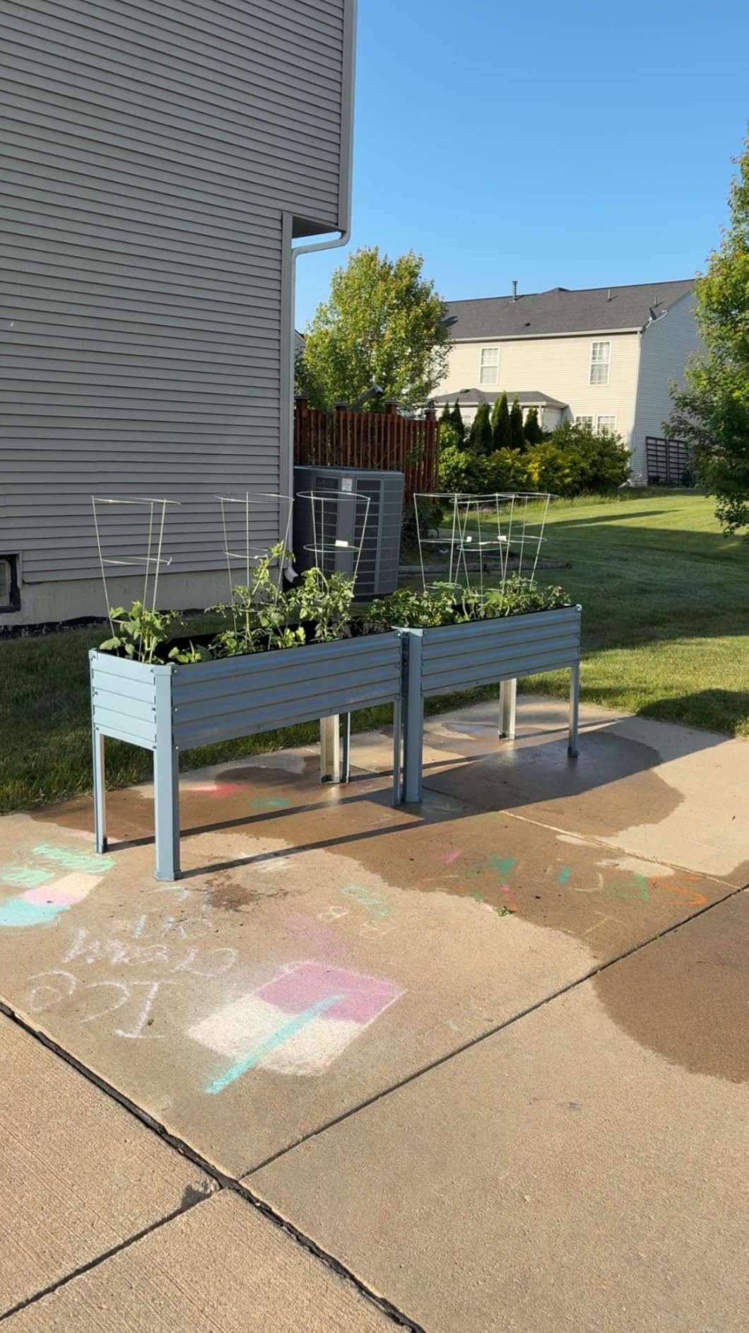 Best Choice Products 48x24x30in Galvanized Raised Garden Bed, Metal Elevated Planter Box, Vegetable Garden for Backyard, Patio, Balcony - Taupe customer photo 1