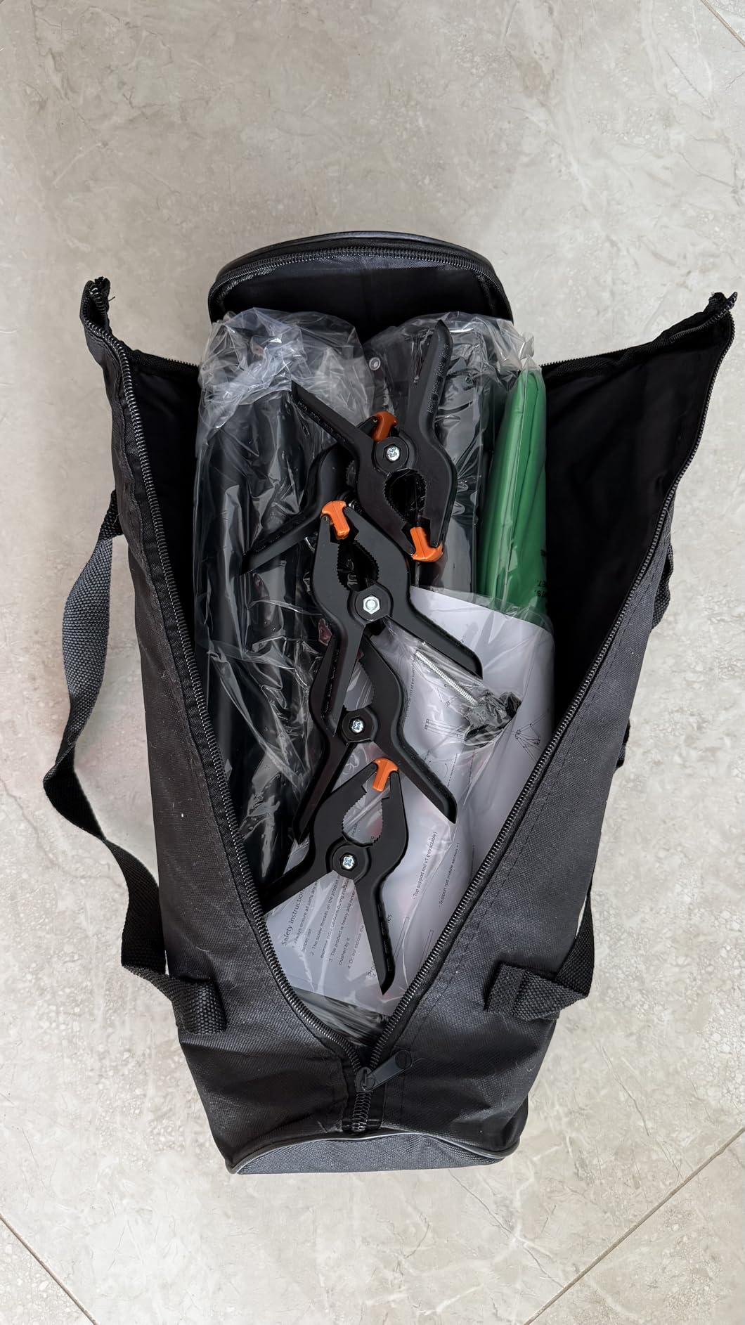 Green Screen Backdrop Kit, 5×7ft Portable Greenscreen Background with Adjustable T-Shaped Stand, 5 Clamps, Carrying Bag for Parties, Streaming, Photography, Zoom, Gaming, Video Studio customer photo 2