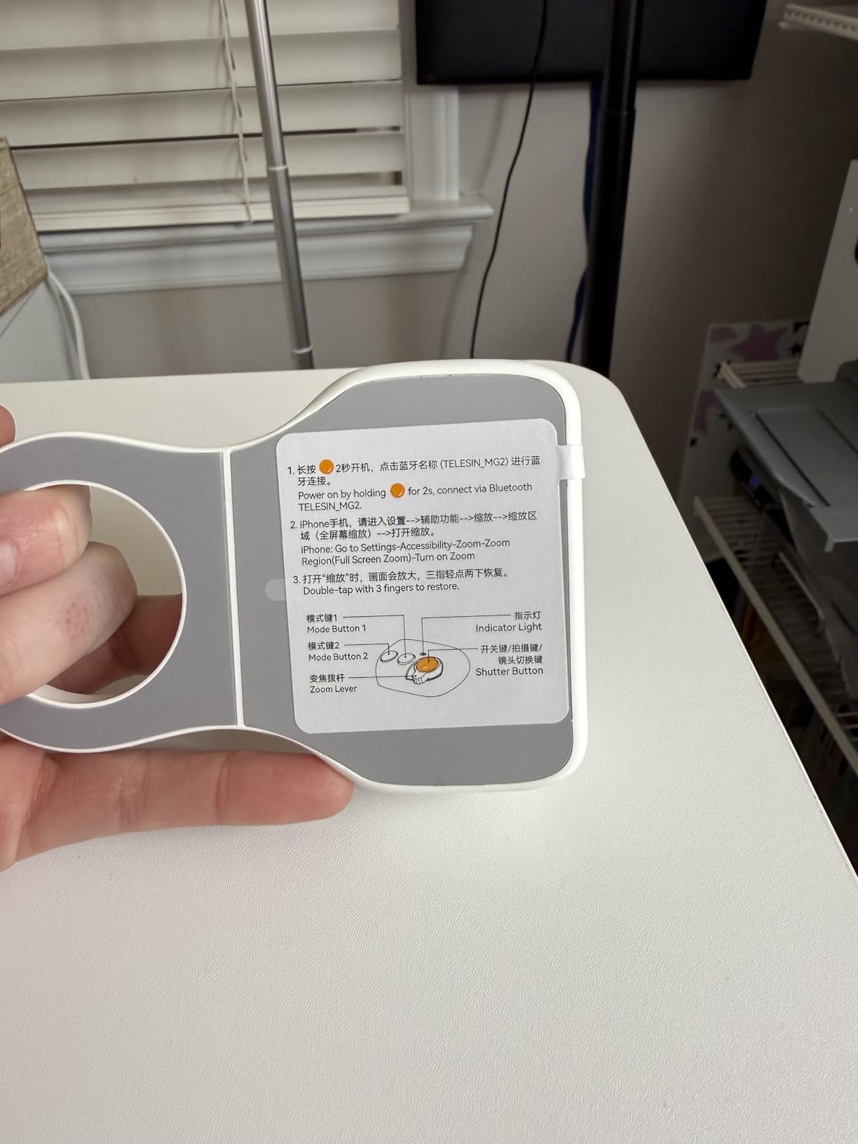 TELESIN Upgraded Magnetic Phone Camera DSLR Style Shutter Grip for iPhone & Android with Anti-Drop Detachable Wireless Shutter Button - 1/4 inch Screw - FunShot Comfort Ergonomic Camera Grip Handle Holder customer photo 1