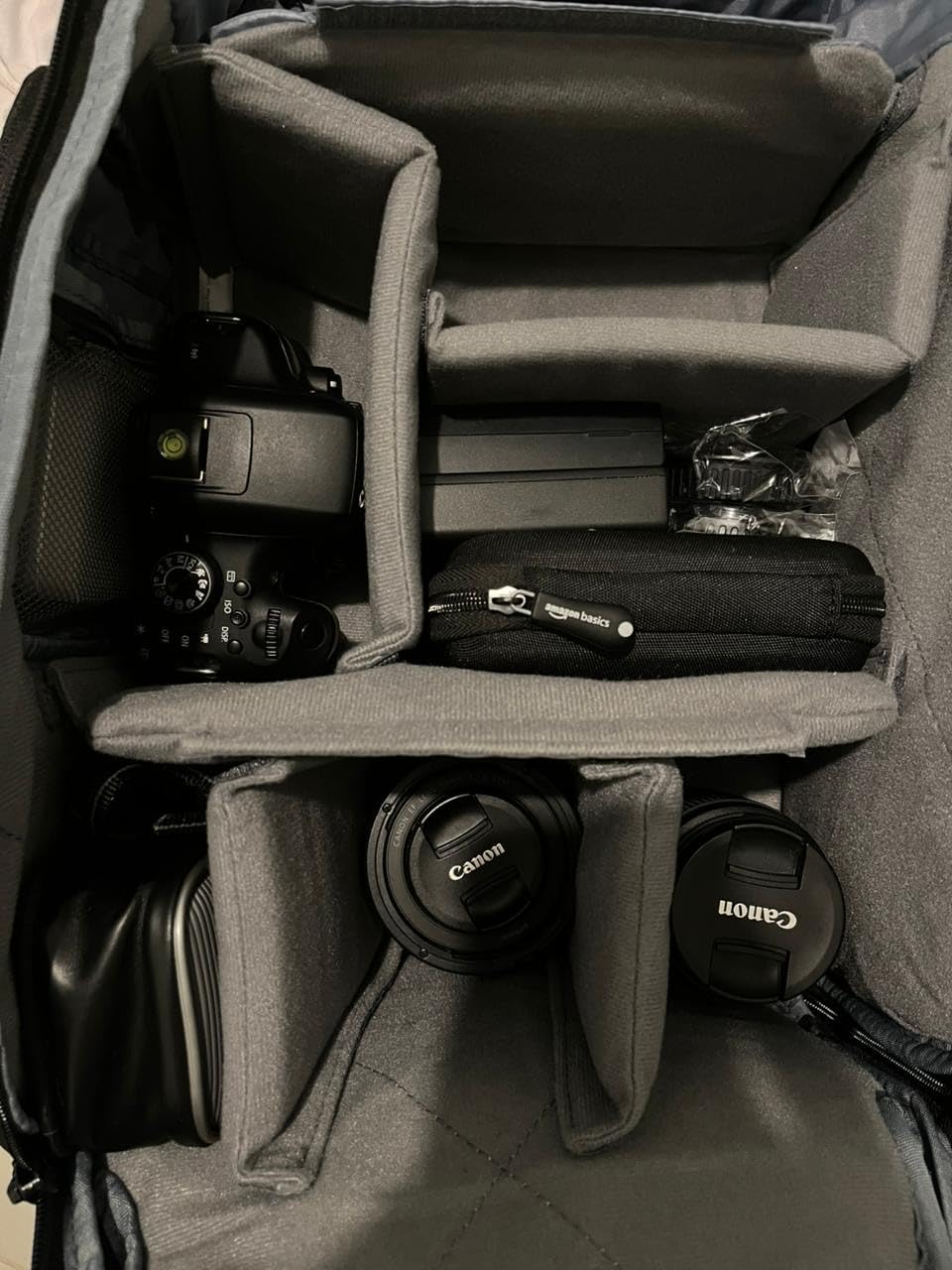 K&F CONCEPT Camera Backpack, 25L Large Capacity Camera Bag for Photographers with Raincover and 15.6 Inch Laptop Compartment Compatible for Canon/Nikon/Sony/DJI Mavic Drone customer photo 2