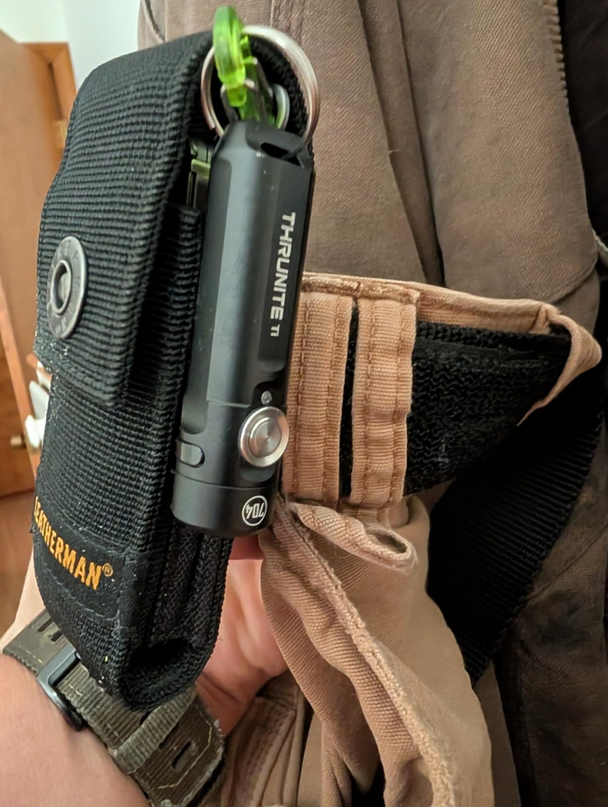 ThruNite Ti Mini Keychain Flashlight, USB-C Rechargeable EDC Pocket Light, Bright 650 Lumens Small Keychain Gadget for Camping, Everyday Carry, Indoor Outdoor Use customer photo 1