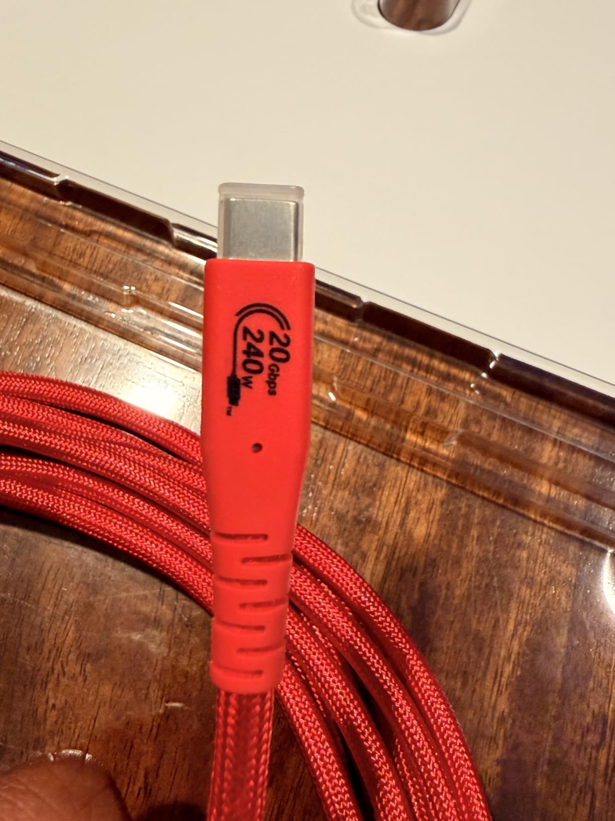 GeoHN.G USB C Tethering Cable 16.5FT, Right Angle USB4 Video Cable with PD 240W, 4K@60Hz 20Gbps Link Cord for Fast Transfer and Connection Between Camera and Computer-Sony/Canon/Nikon/MacBook customer photo 2