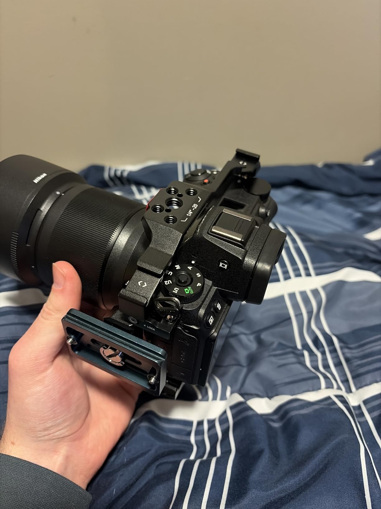 SMALLRIG Cage for Nikon Z5 II, Z5, Z6, Z6II, Z7, Z7II, Aluminum Alloy Camera Cage with Cold Shoe Mount, 1/4''-20 & 3/8''-16 Threaded Holes, Quick Release Plate for Arca-Swiss, Strap Slots - 5257 customer photo 1