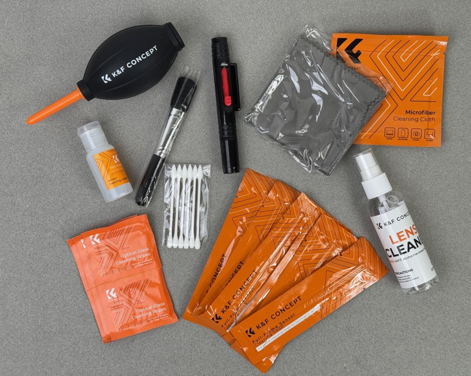 K&F CONCEPT 25-1 Professional Camera Cleaning Kit for DSLR Cameras with APS-C Sensor Cleaning Swabs customer photo 1