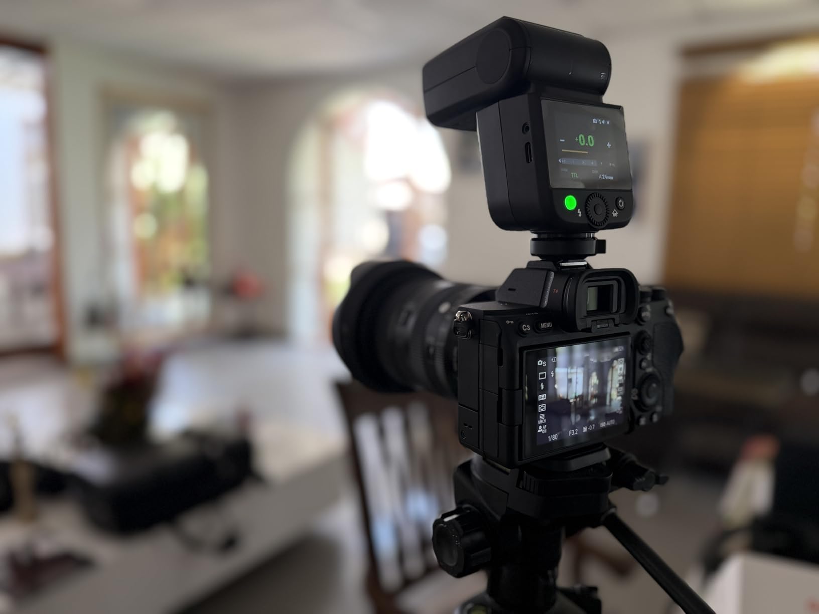 V480-S V480 Flash for Sony, Touchscreen Speedlite, GN50 High Output, USB-C Charging, 1.7s Fast Recycle, 650 Full-Power Flashes, 2.4G Wireless 1/8000s HSS GODOX V480S V480 S TTL Flash Speedlight customer photo 2