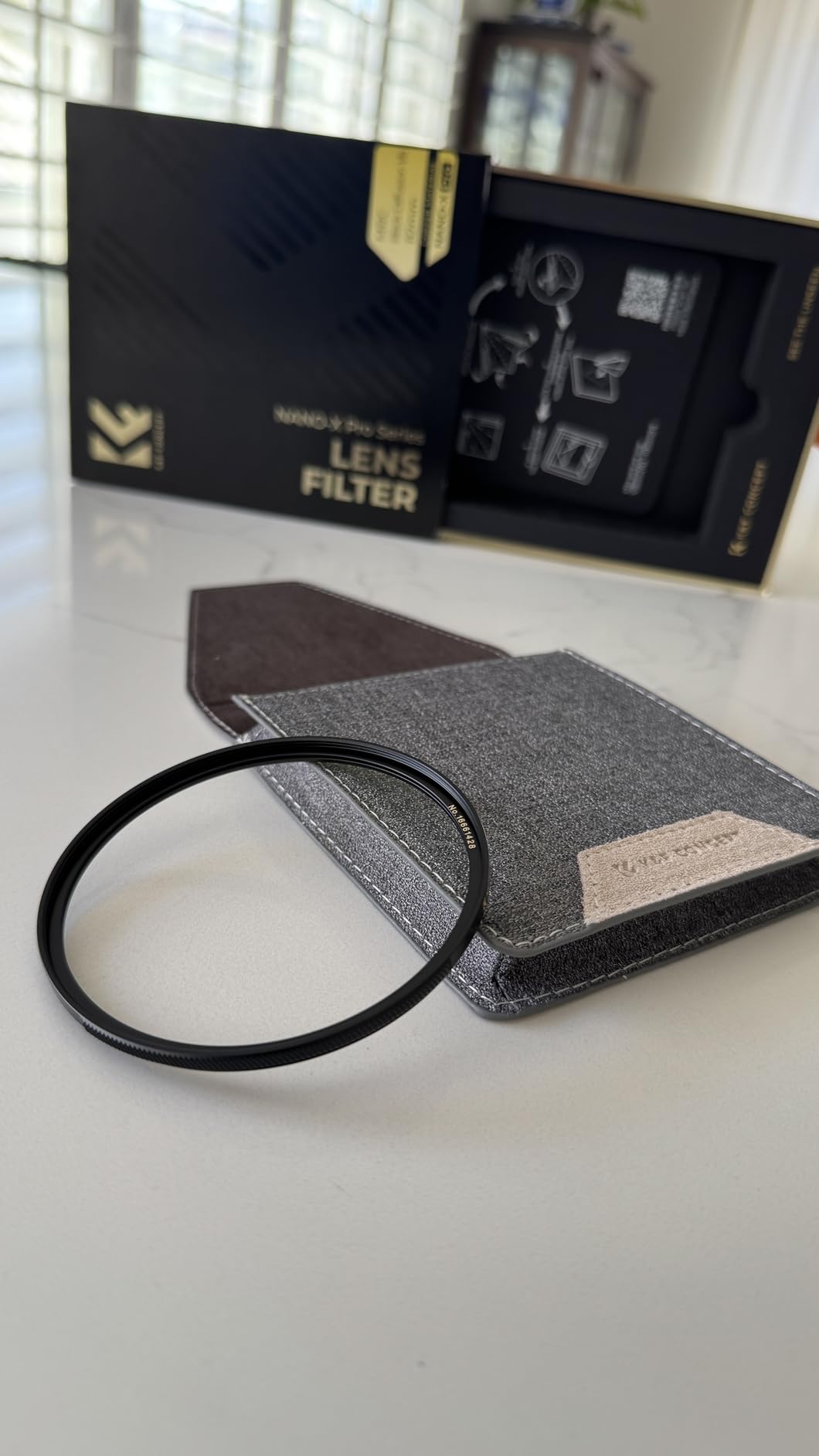 K&F CONCEPT 82mm Black Diffusion 1/8 Filter Mist Cinematic Effect Black Diffusion Filter with 36 Multi-Layer Coatings for Video/Vlog/Portrait Photography (XPRO Series) customer photo 2