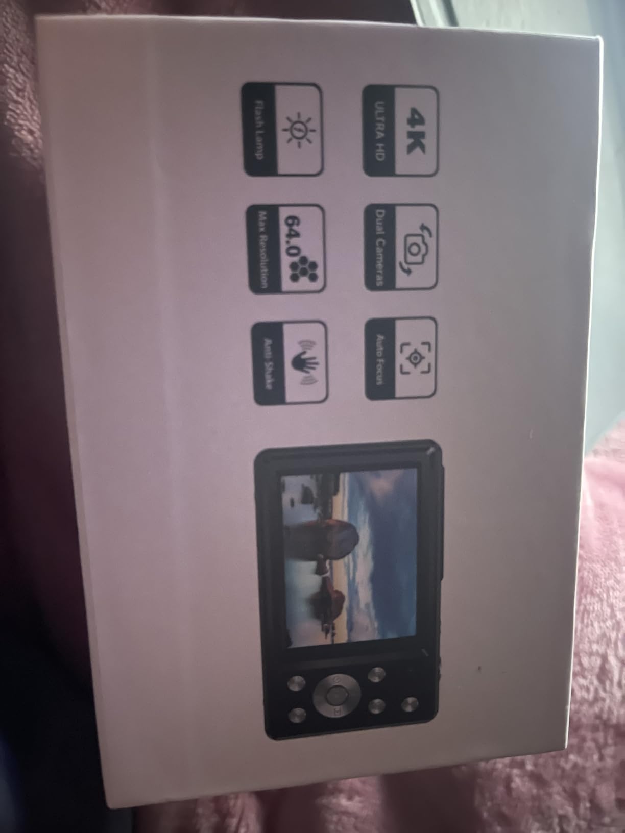 4K Digital Camera, 64MP Autofocus Point and Shoot Camera with Front and Rear Camera, Flash, 16X Zoom, 32GB Card, 2 Batteries, Compact Vlogging Camera for Teens and Beginners customer photo 1