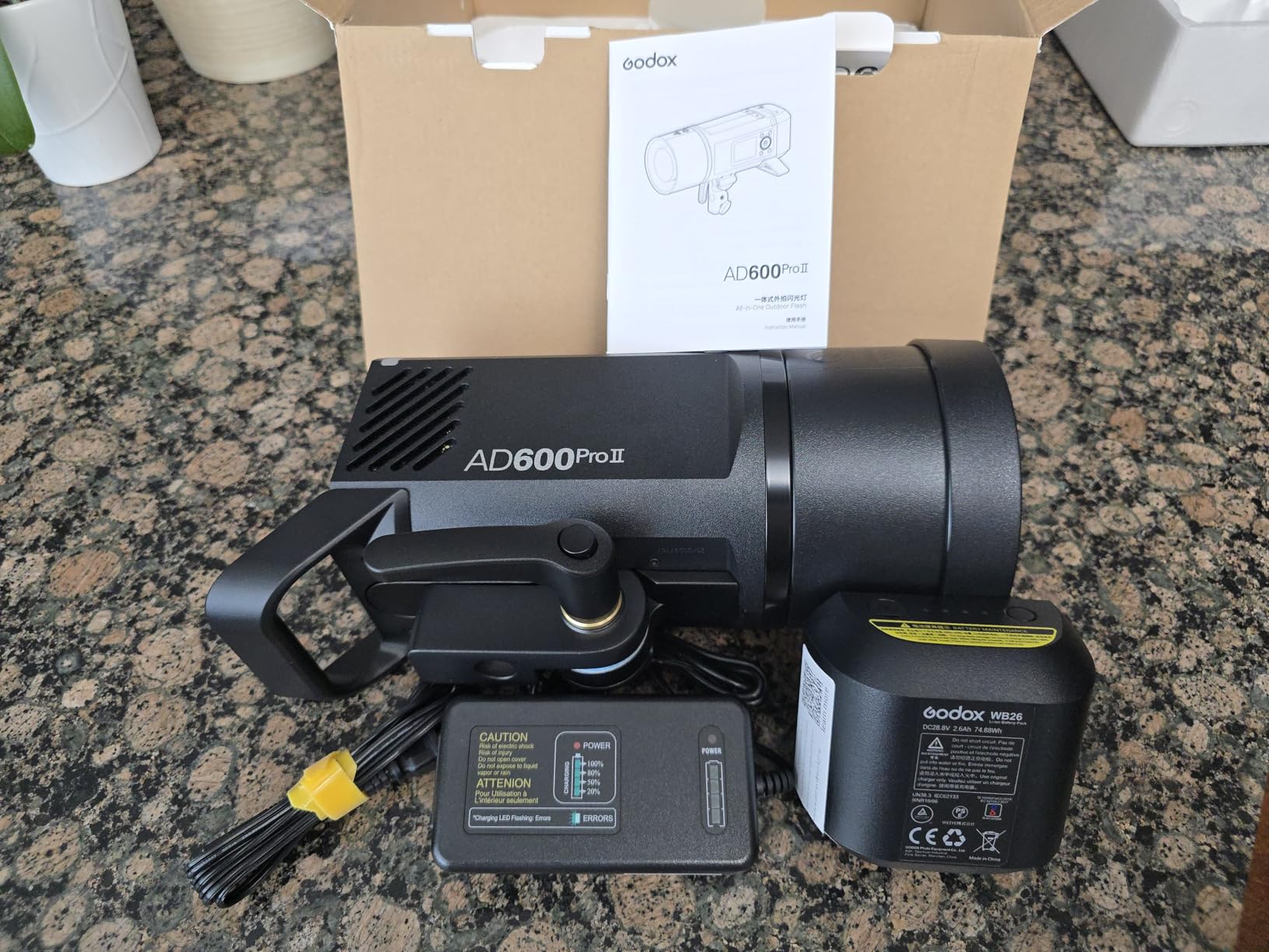 Godox AD600 Pro II AD600Pro II Outdoor Flash Strobe, Portable 600Ws 2.4G TTL 1/8000 HSS Monolight, 0.01-0.9s Recycle, 40W LED Modeling Lamp, GODOX AD600ProII AD600 Pro II with Battery & Bowens Mount customer photo 2