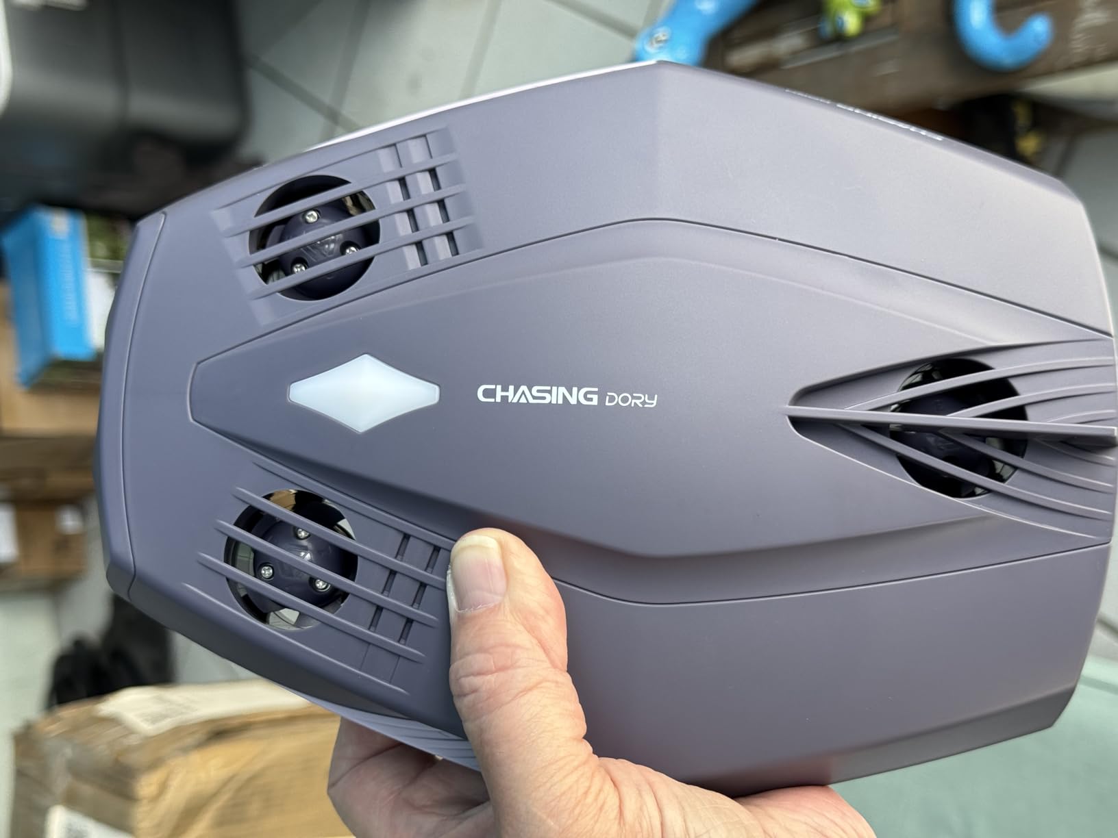 Chasing Dory Underwater Drone - Palm-Sized 1080p Full HD Underwater Drone with Camera for Real Time Viewing, APP Remote Control Purple (Lightpurple) customer photo 2