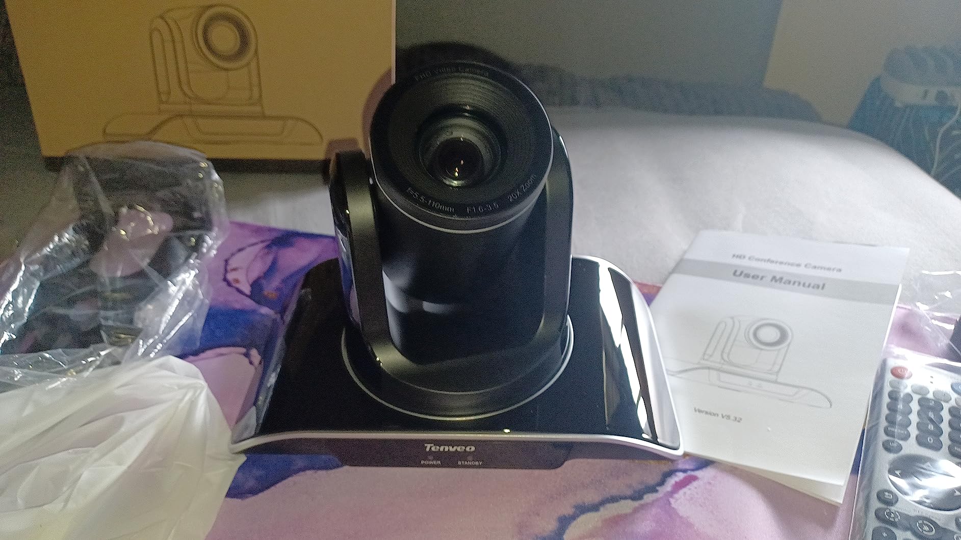 Tenveo 4K NDI PTZ Camera AI Humanoid & Face Auto-Tracking, HDMI/LAN/USB3.0 PoE PTZ Camera 20X Optical Zoom IP Live Streaming, for Church Services Worship Video Conference Live Streaming YouTube OBS customer photo 1