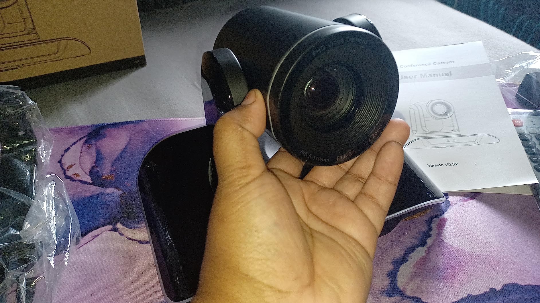 Tenveo 4K NDI PTZ Camera AI Humanoid & Face Auto-Tracking, HDMI/LAN/USB3.0 PoE PTZ Camera 20X Optical Zoom IP Live Streaming, for Church Services Worship Video Conference Live Streaming YouTube OBS customer photo 2