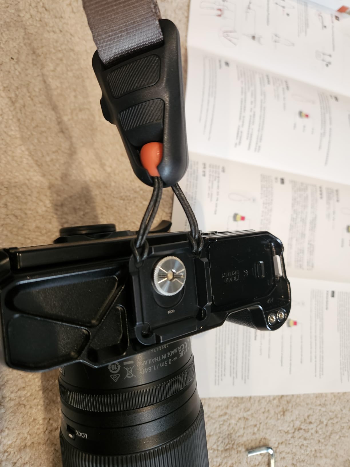 PGYTECH Camera Strap Pro, Professional Camera Harness with Detachable Underarm Strap QR Camera Shoulder Straps, Leather Ergonomic Shoulder Pad Neck Strap for DSLR/Mirrorless Cameras, Black customer photo 2