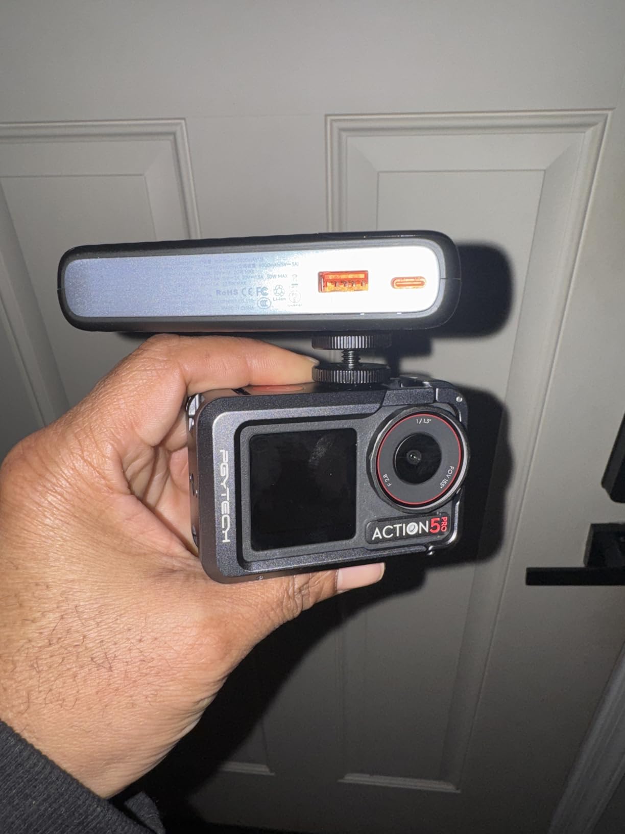 llano 10200mAh Camera Portable Charger, Heated Vest Battery Pack, 30W PD Fast Charging, DC 8V/12V Output, 1/4
