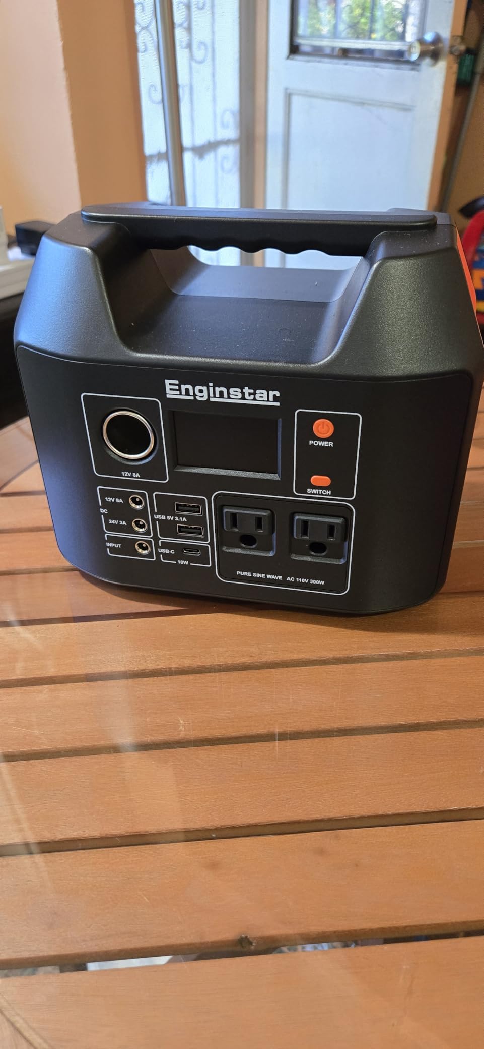 EnginStar Portable Power Station 300W 296Wh Battery Bank with 110V Pure Sine Wave AC Outlet for Outdoors Camping Hunting and Emergency, 80000mAh Backup Battery Power Supply for CPAP customer photo 1