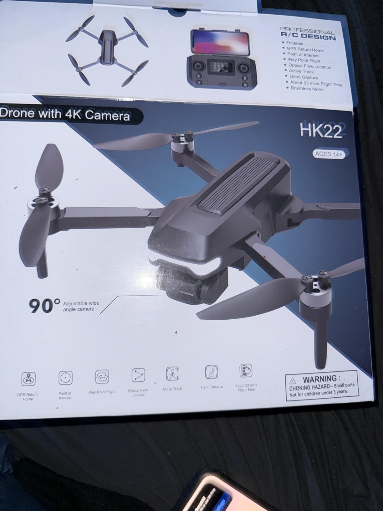 GPS Drones with Camera for Adults 4K, FPV Drone Under 249g with Brushless Motor, GPS Auto Return, Follow Me, Circle Fly, Waypoint Flight, Foldable Drone with Gesture Control, 46Mins with 2 Batteries customer photo 1