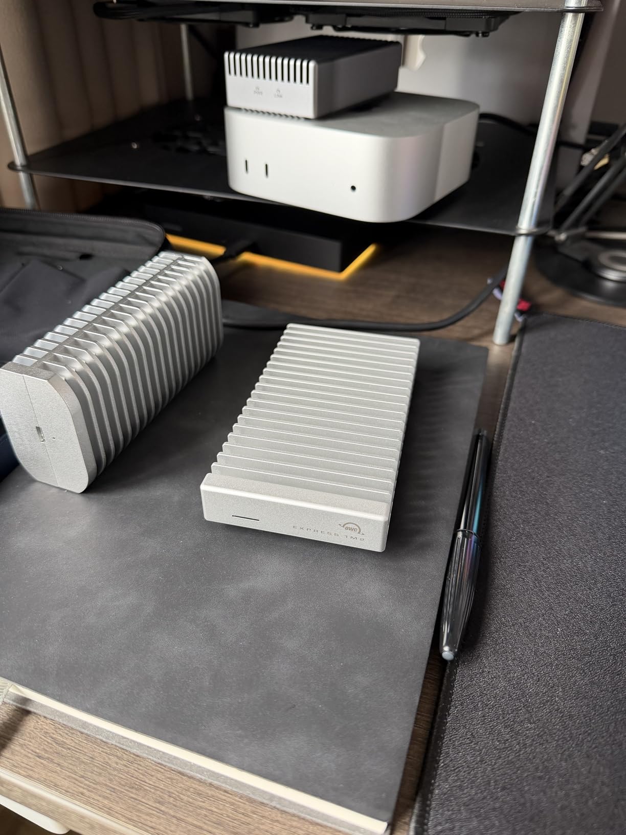 OWC 4TB Express 1M2 80Gb/s Portable NVMe SSD USB4 (Thunderbolt Compatible/USB-C) Ultra Fast External SSD Drive with Aluminum Heat Sink Enclosure customer photo 2