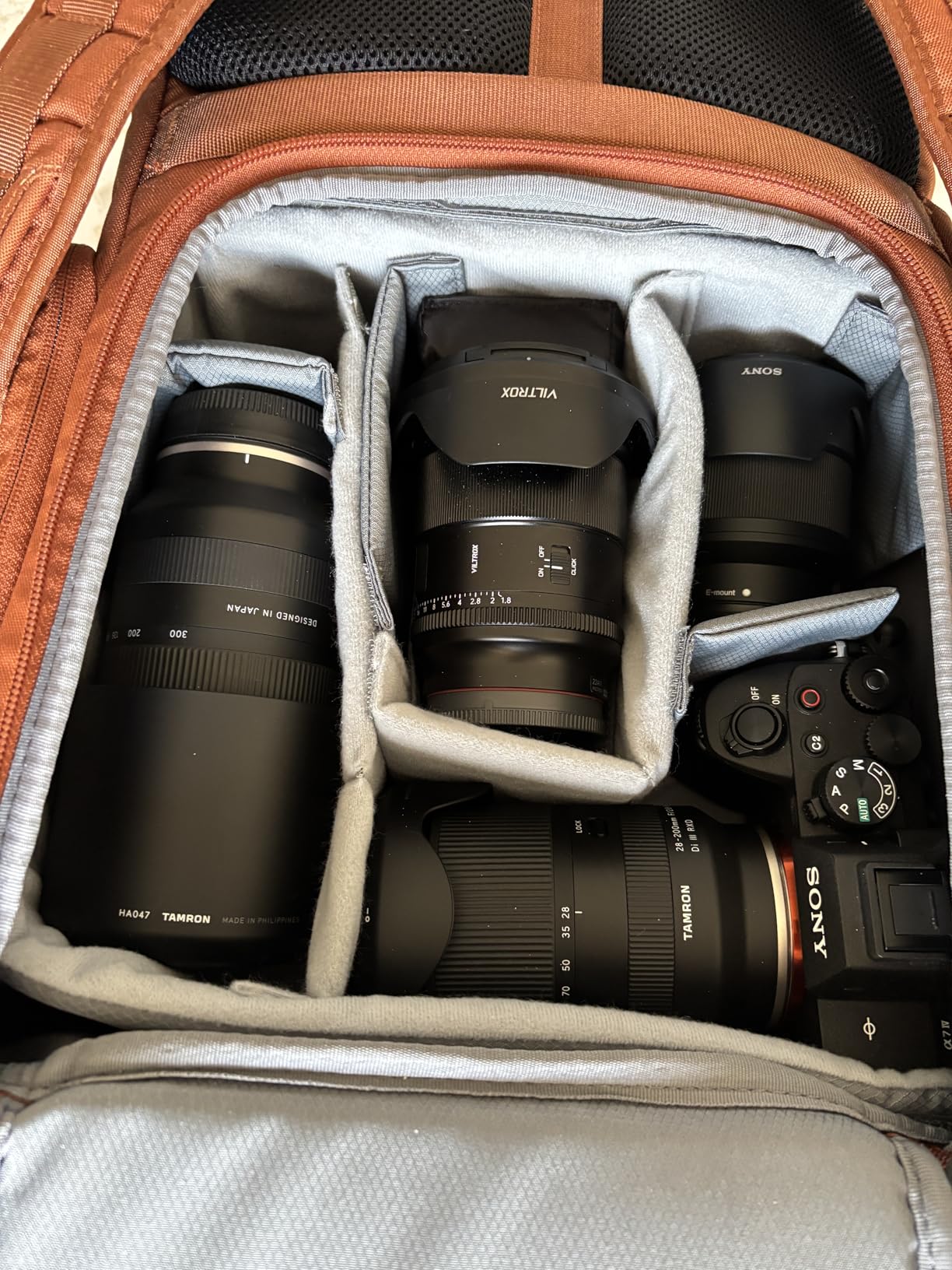 Think Tank FocusPoint 22L RollTop Camera Backpack - Urban Rust: Expandable Travel & Camera Backpack with Laptop Sleeve, Quick Side and Back Access, Rain Cover customer photo 2