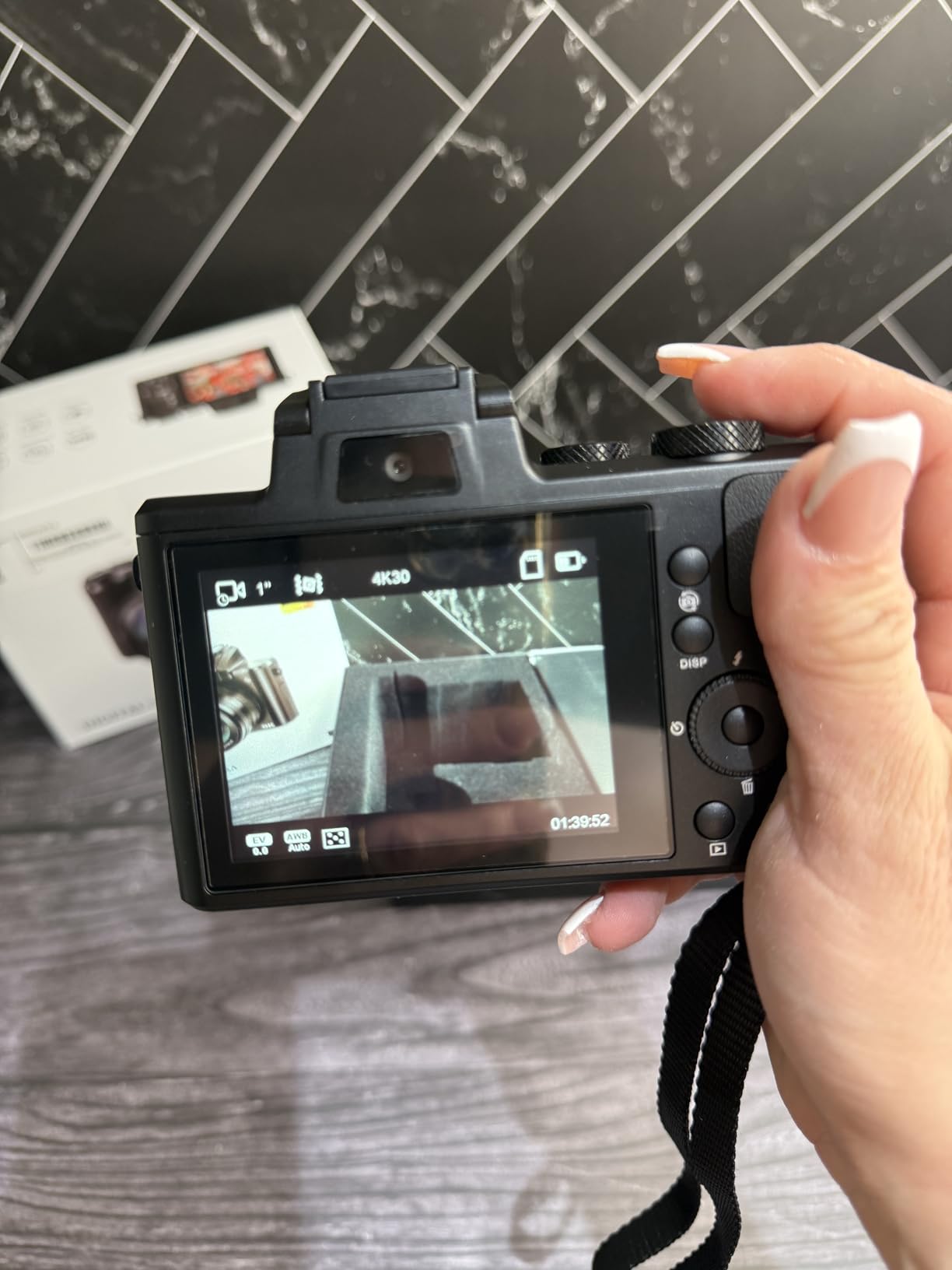 8K Digital Cameras for Photography Autofocus 88MP WiFi Professional 16X Digital Zoom Photography Camera with Dual-Lens for YouTube with Lens Hood, Touch Screen, 2 Batteries & Charging Stand customer photo 1