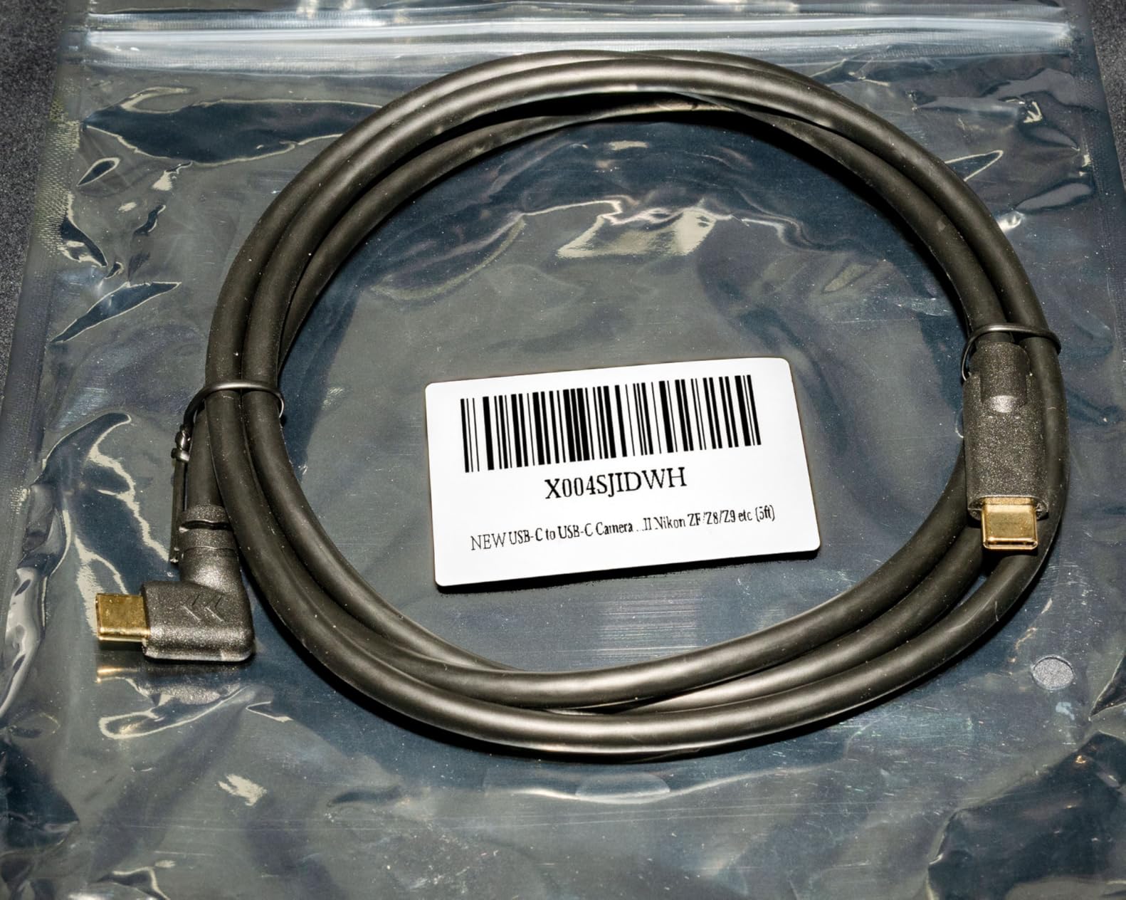 USB-C to USB-C Camera Tethering Cable - for Fast Data Transfer and Live Preview for Canon R5/R8/R6 Sony A9 III/A1 II/A1/A9 II Nikon ZF/Z8/Z9 etc (5ft) customer photo 2