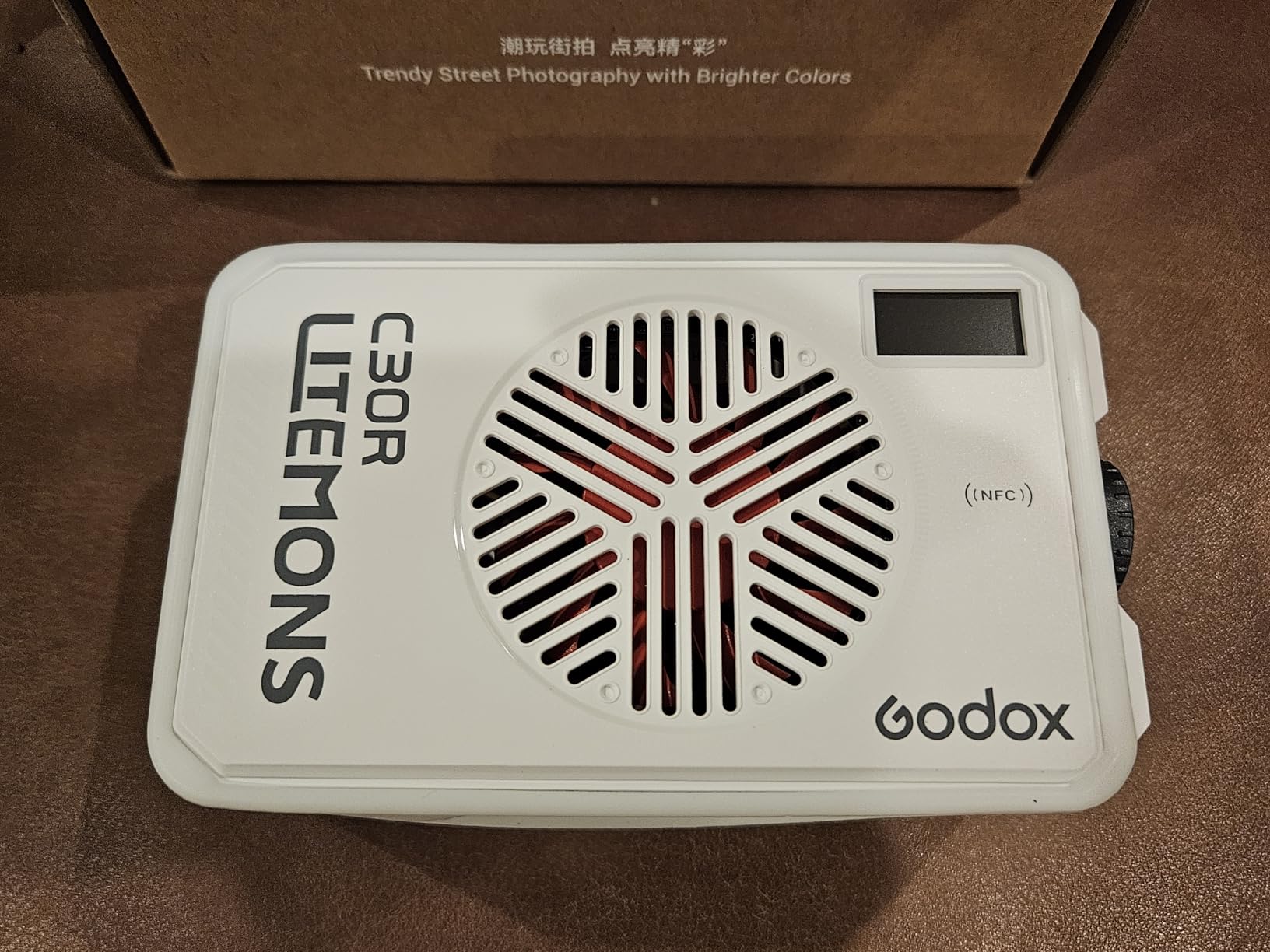 Godox C30R RGB Camera Light Panel 30W, Portable Led Camera Video Light Panel w/Diffusion, 1800H~10000K, Fast Rechargeable, Ultra Bright, Full Color LED DSLR Lighting for Photography & Video YouTube customer photo 1