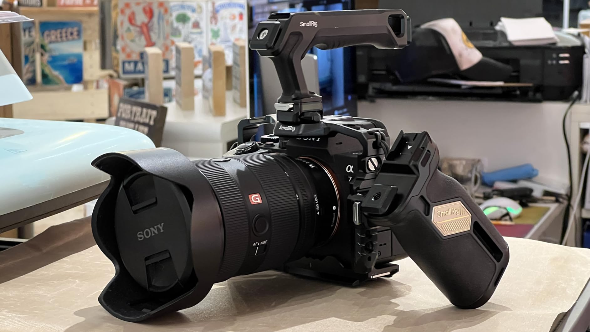 SmallRig HawkLock Quick Release Cage Kit for Sony Alpha 7 V / 7R V / A7 IV / A7S III, with Top Handle/Side Handle/Cable Clamp for HDMI customer photo 2