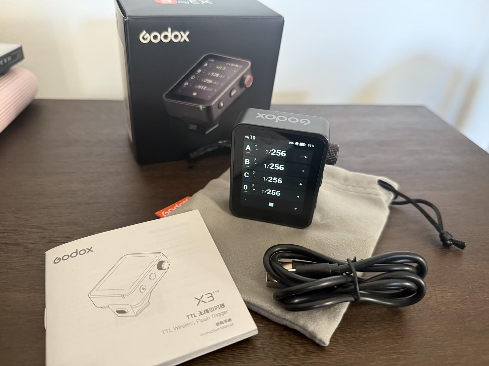 Godox X3 Pro S TTL Wireless Flash Trigger for Sony Camera, 2.4GHz LCD Touchscreen Flash Transmitter, Built-in Lithium Battery customer photo 2