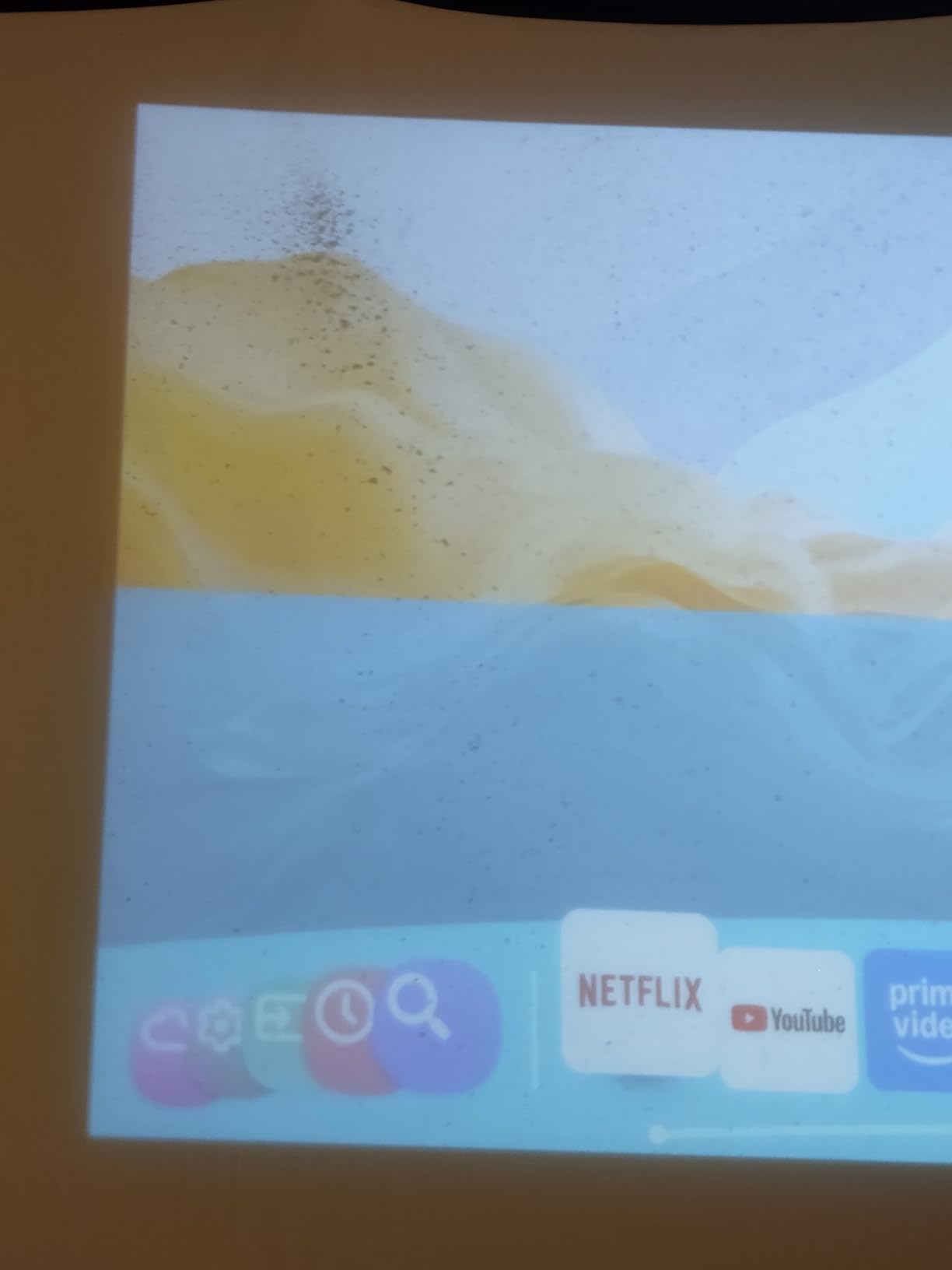 4K Smart Projector with WiFi and Bluetooth, Officially-Licensed App & 2000 ANSI,Auto Focus & Keystone Portable Projector with Stand,Outdoor Home Theater Projector customer photo 1