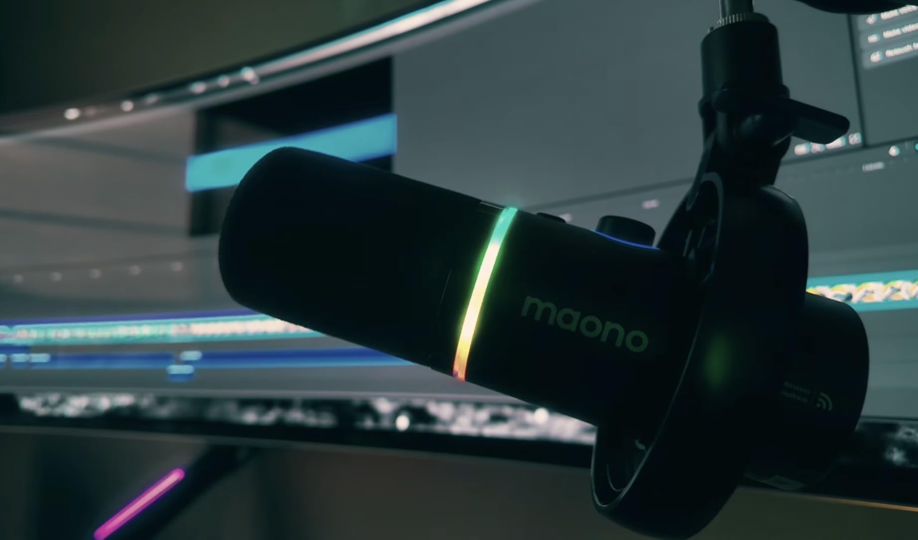 MAONO PD200W Hybrid Wireless Podcast Microphone for PC, XLR USB Dynamic Mic Kit with Boom Arm, Software, Noise Cancellation, for Vocal Recording, Streaming, Content Creation, Home Studio, Voiceover customer photo 2
