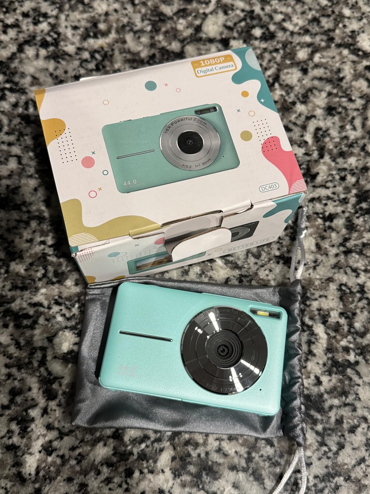 Digital Camera, Latest FHD 1080P Digital Camera for Teens with SD Card Anti Shake Point and Shoot Cameras Portable 16X Zoom Compact Small Cameras for Kids Boys Girls Seniors with Wrist Strap customer photo 1
