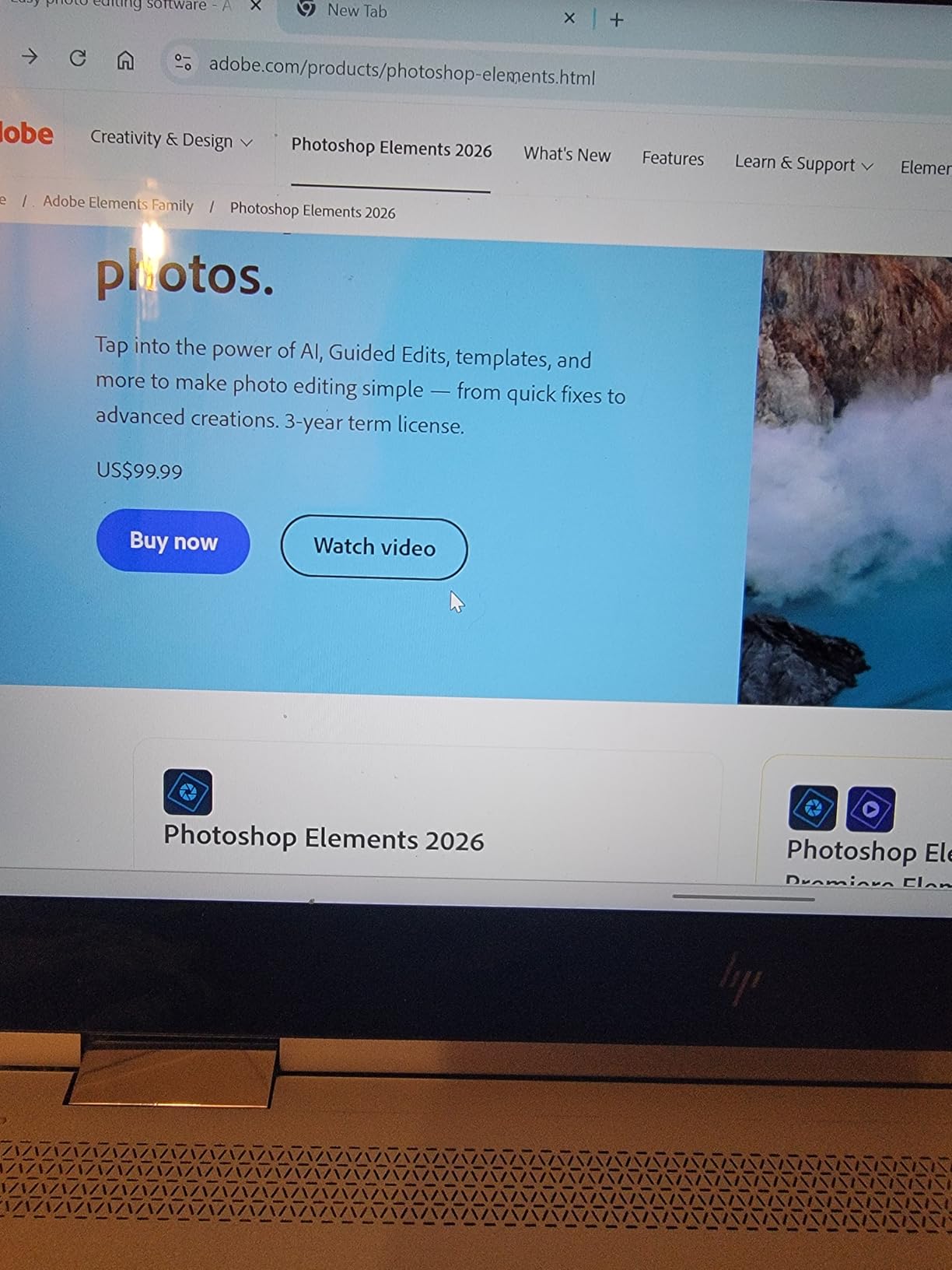 Adobe Photoshop Elements & Premiere Elements 2026 | Software Download | Photo & Video Editing | 3-year term license | Activation Required [PC/Mac Online Code] customer photo 1