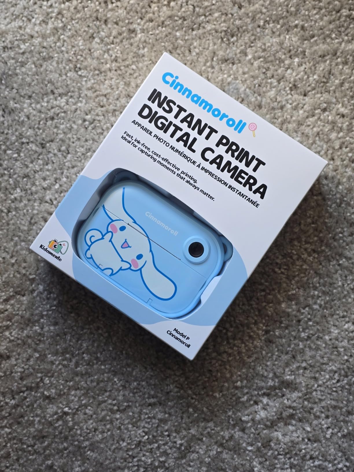 kiimento Instant Print Digital Camera, Ink-Free Thermal Printing with 4 Color-Themed Paper Options, 2.4