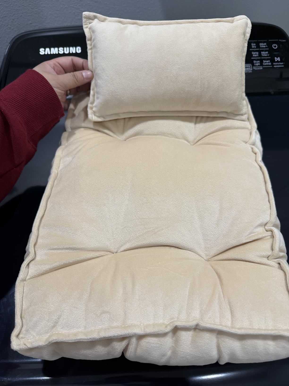 M&G House Newborn Photography Props Small Mattress Pillow Photography Accessories Baby Photoshoot Props Bed Mattress Bed Mat(White) customer photo 1