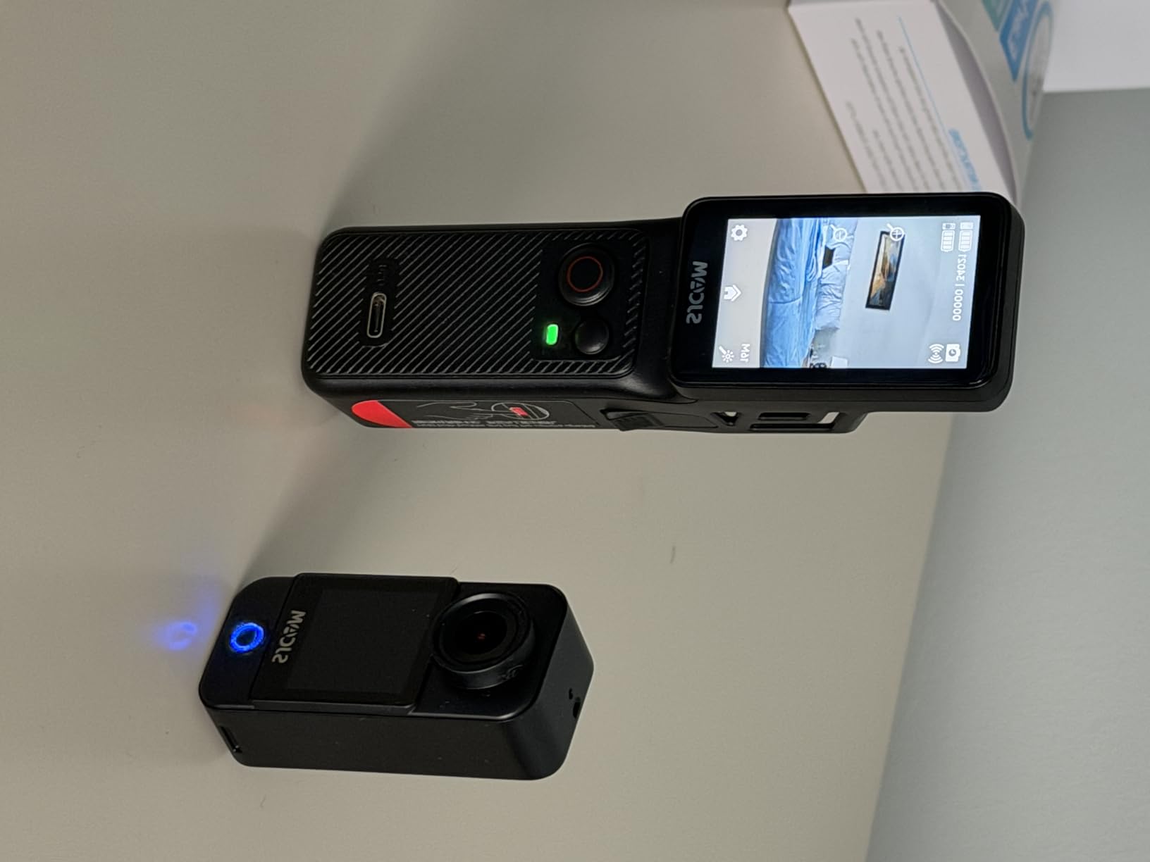 SJCAM C400 Vlogging Creators Combo, with 64GB Card,4K Image,7H Power use,6-Axis Stabilizer,for Vlogs influencers,2.29'' Touch Screen,30M Waterproof Body Cam,Vlogging for YouTube,Black customer photo 1