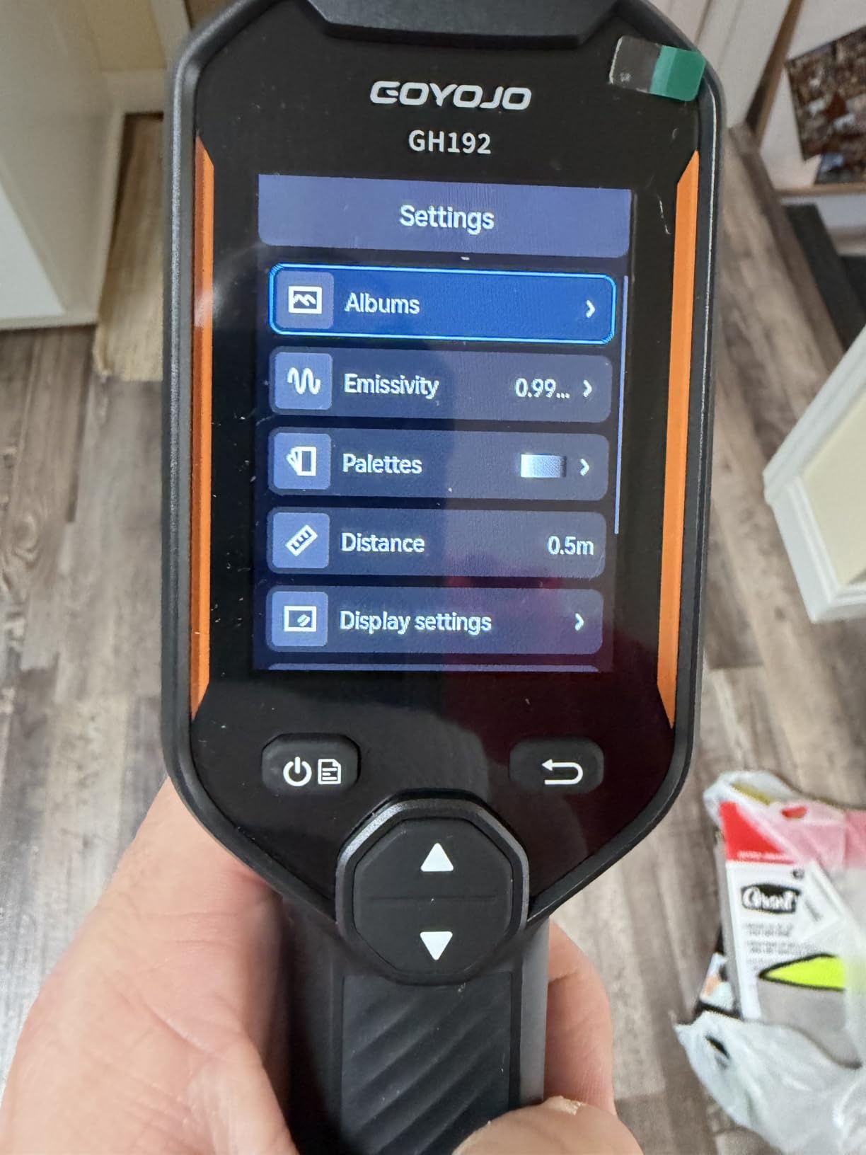 GH192 Thermal Imaging Camera 240X240 Super IR Resolution with 2MP Visual Camera and Fusion Imaging, 25Hz Handheld Thermal Imager with Alarm for Mechanical Maintenance Home HVAC Electrical Inspection customer photo 2