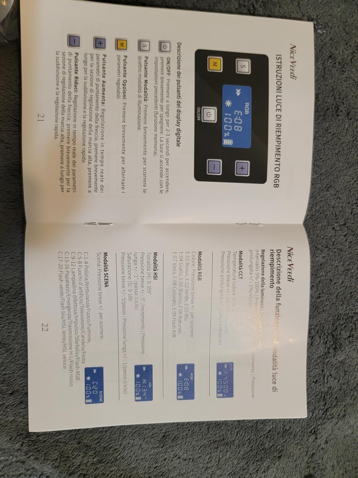 NiceVeedi 2-Pack RGB Photography Lighting with 20 Effects, 40W/360° Full Color/2700-6500K Studio Lights with Remote & Display, Video Light for Video Recording/Photography/Streaming/YouTube/TikTok customer photo 2