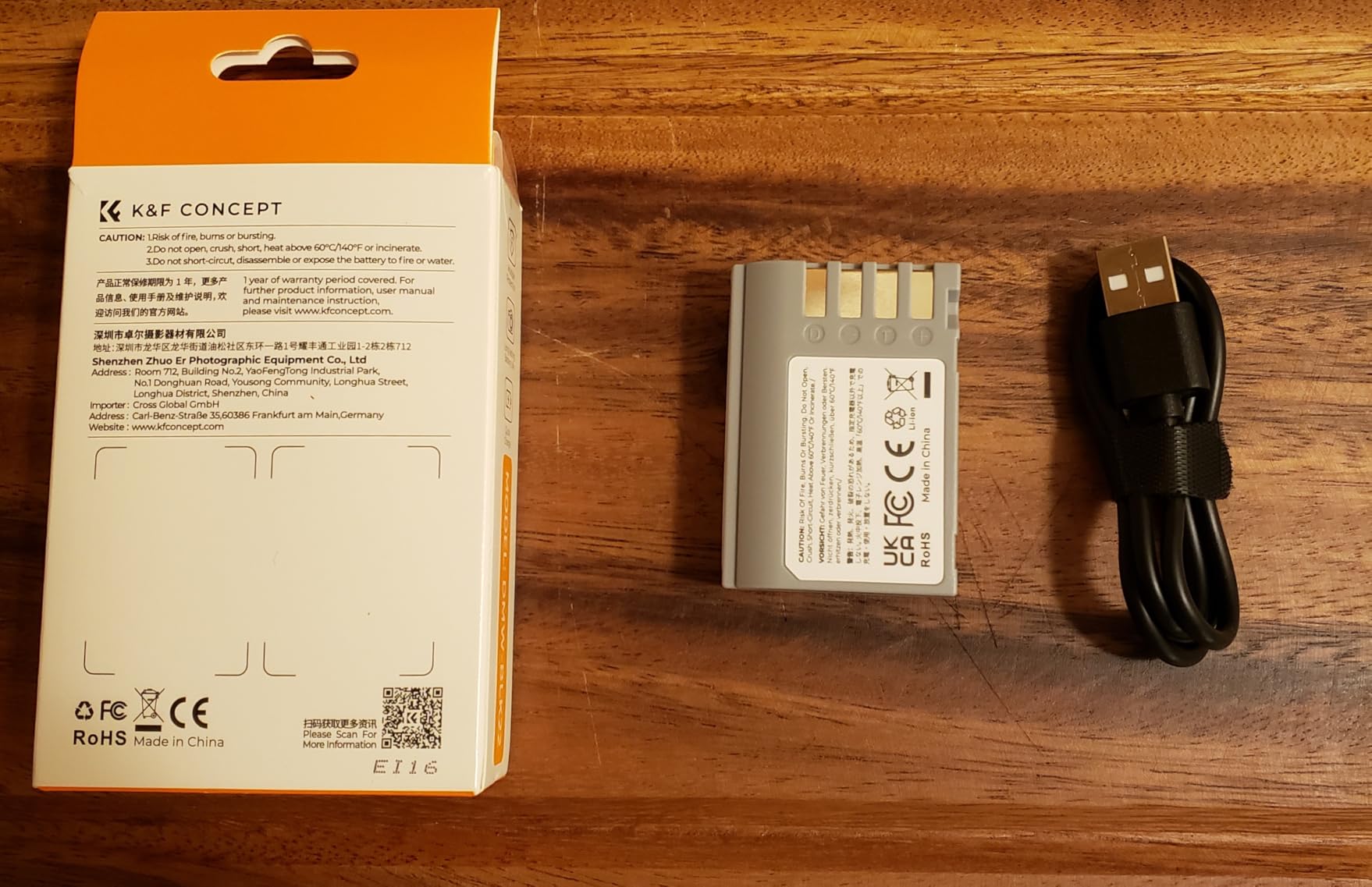 K&F CONCEPT 2520mAh DMW-BLK22 Battery, 2-Pack USB-C 2.5H Full Charged BLK22 Battery Compatible with Panasonic LUMIX S5, S5II, GH6, GH5, G5 II, S5 IIX, GH7, S9, G9 II customer photo 1