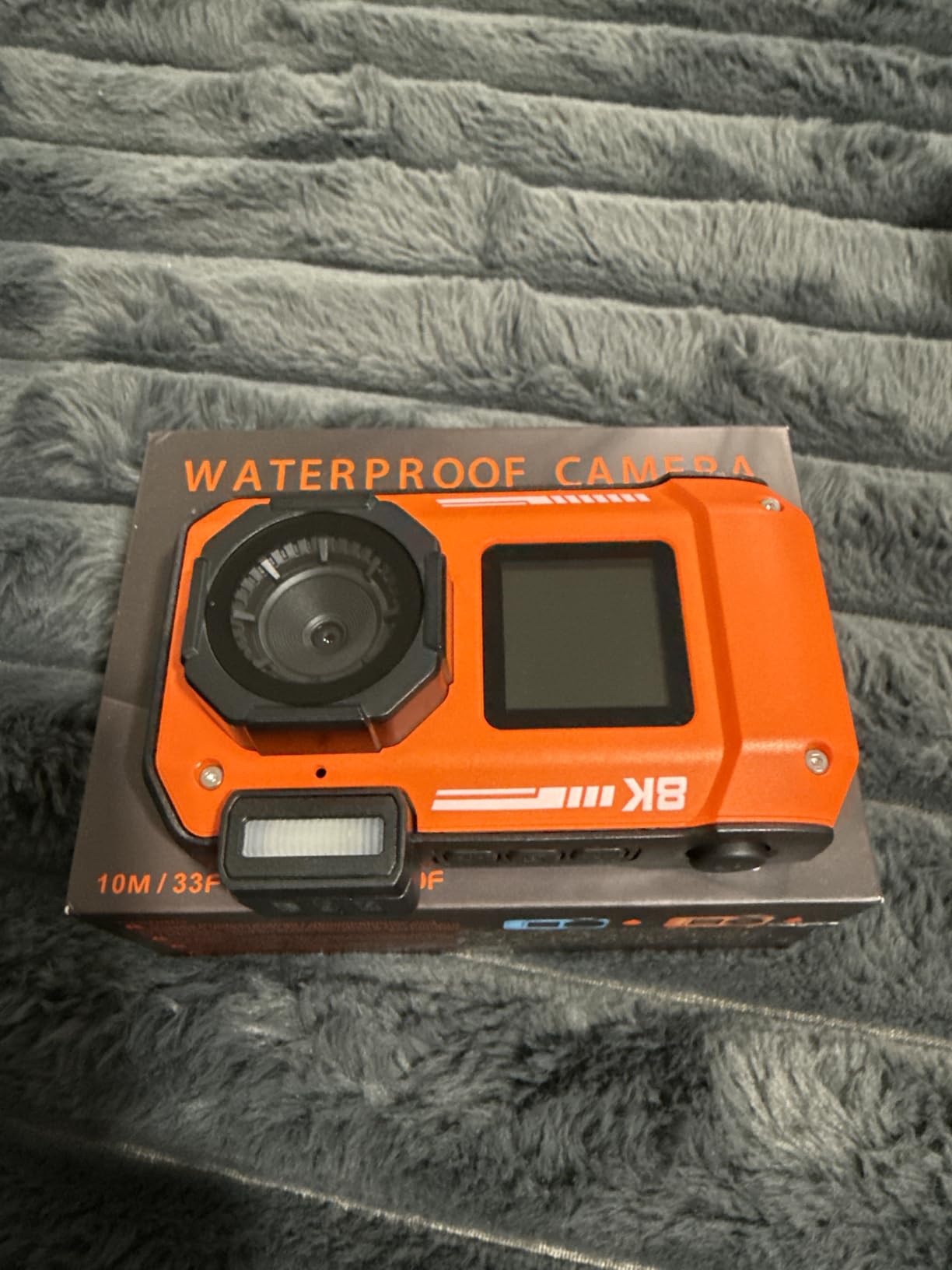 8K UHD 70MP WiFi Digital Camera with 64GB Card Rugged Waterproof Dustproof Shockproof Dual-Screen Selfie 33FT Underwater Camera customer photo 2