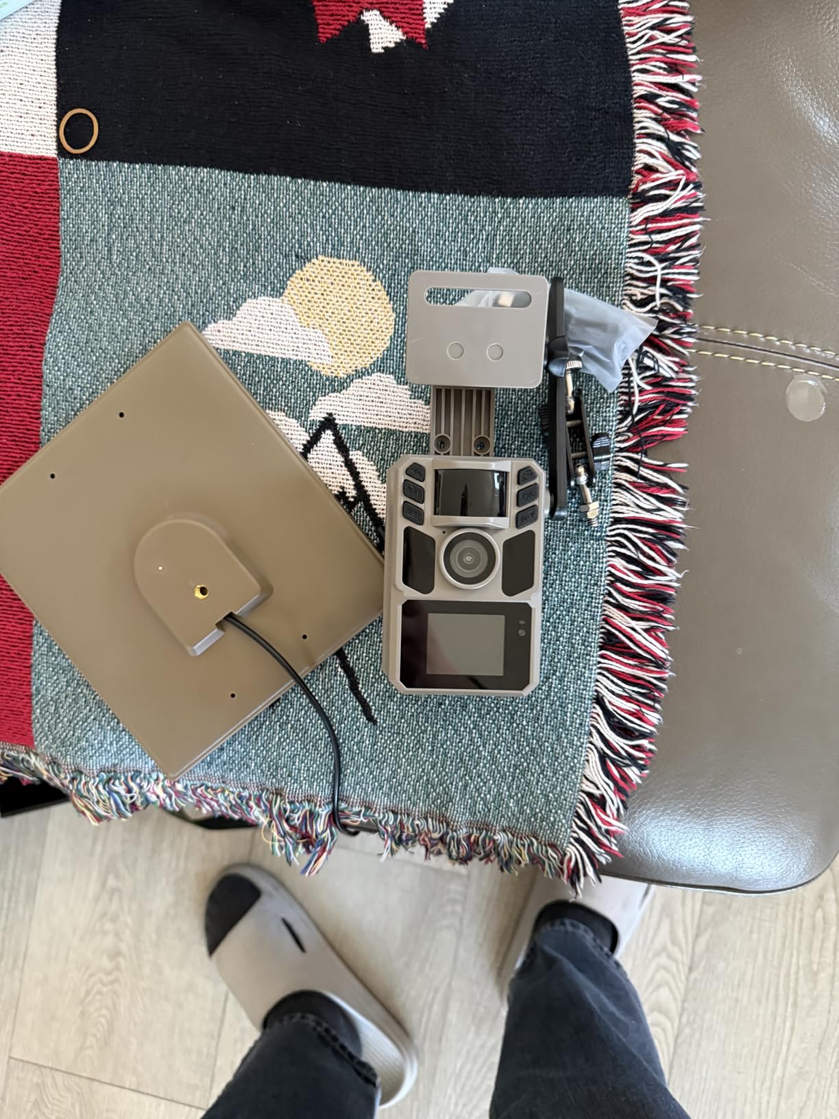 Trail Camera Cellular Solar, Built-in SIM Card 4G LTE Game Camera with Night Vision and 7500mAh Battery, 48MP Photo, 4K Video, 64GB Card, for Outdoor Hunting Wildlife Monitoring Cellular Trail Camera customer photo 1