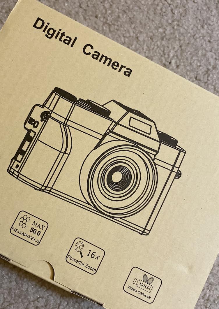 8K Digital Camera - 88MP WiFi Cameras for Photography - Autofocus Vlogging Camera for YouTube with 3 inch 180 degree Flip Screen, 18X Zoom - UHD Video Camara for Beginner Photographer with Lens Hood, 64GB Card customer photo 1