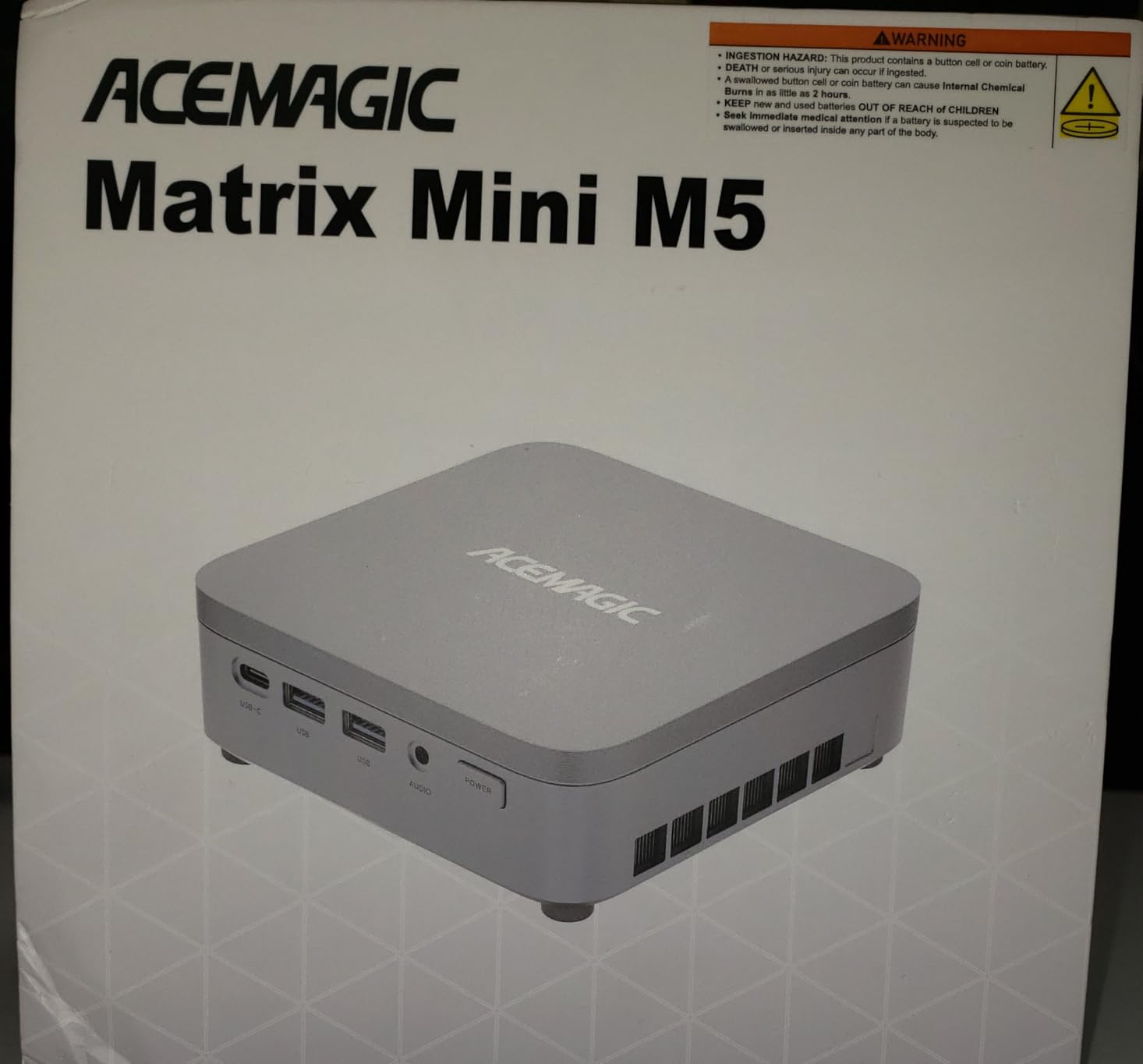ACEMAGIC M5 Mini PC Core i9-14900HX(24C/32T, up to 5.8GHz), 32GB DDR4 1TB NVMe PCIe4.0 SSD Mini Computers, Pre Win11Pro BT5.2 WiFi6 HDMI Desktop, Support Triple 4K Display/Casual Gaming/Office/Home customer photo 2