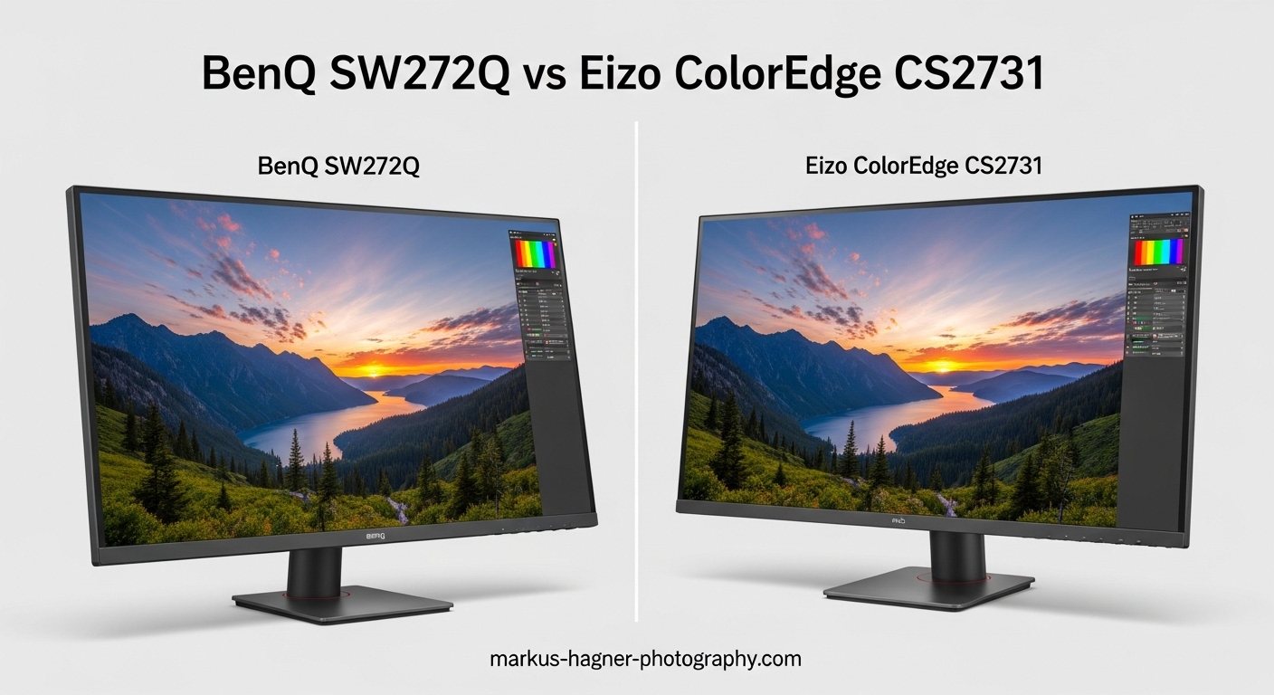 BenQ SW272Q vs Eizo ColorEdge CS2731