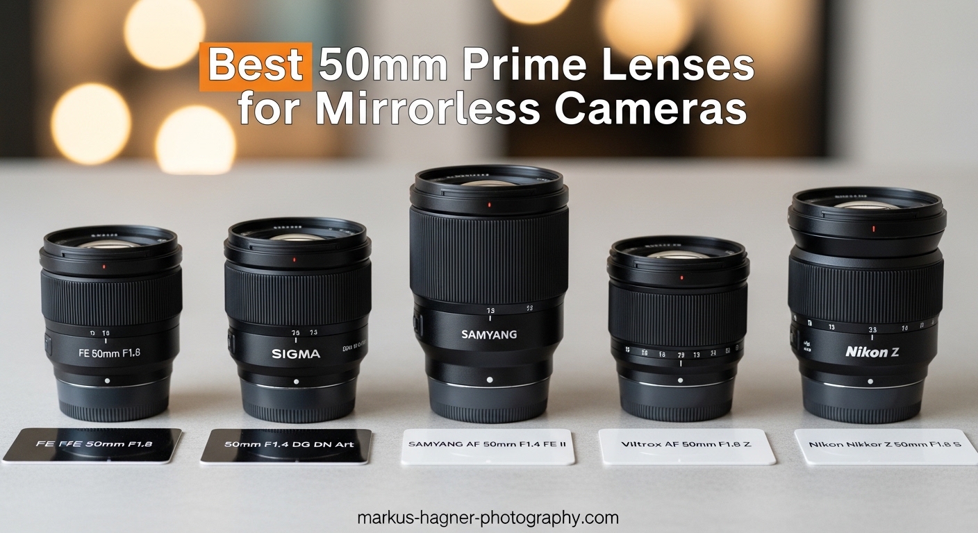 Best 50mm Prime Lenses for Mirrorless Cameras