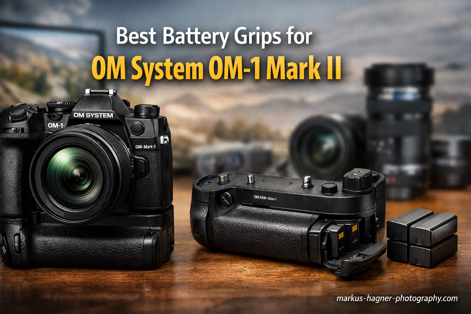 Best Battery Grips for OM System OM-1 Mark II