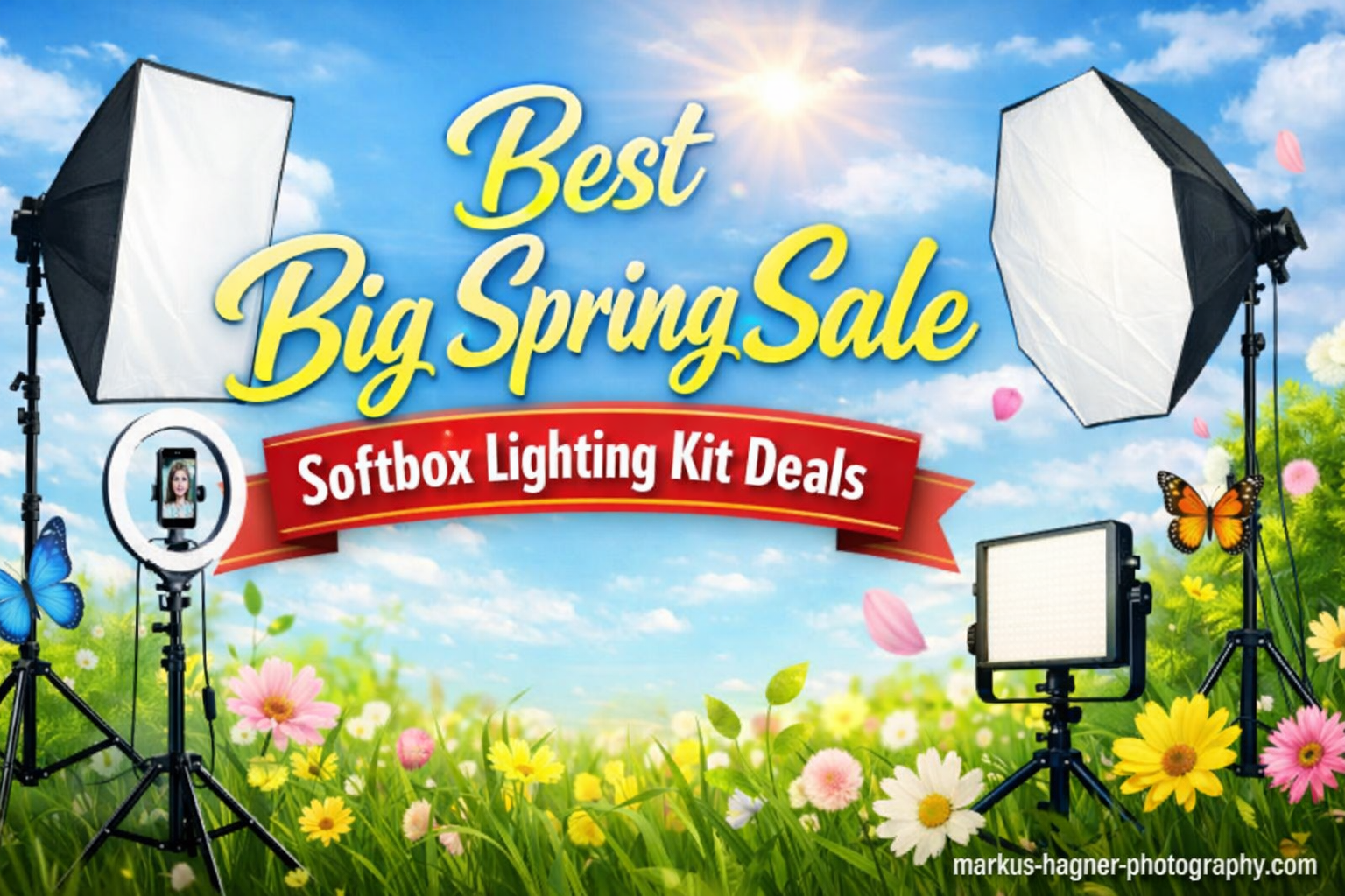 Best Big Spring Sale Softbox Lighting Kit Deals