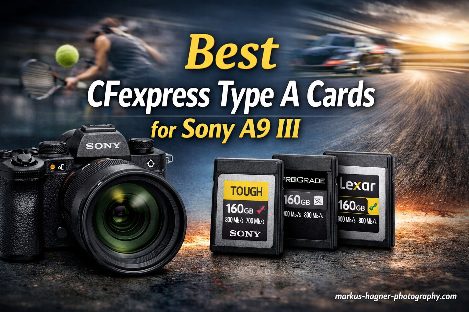 Best CFexpress Type A Cards for Sony A9 III