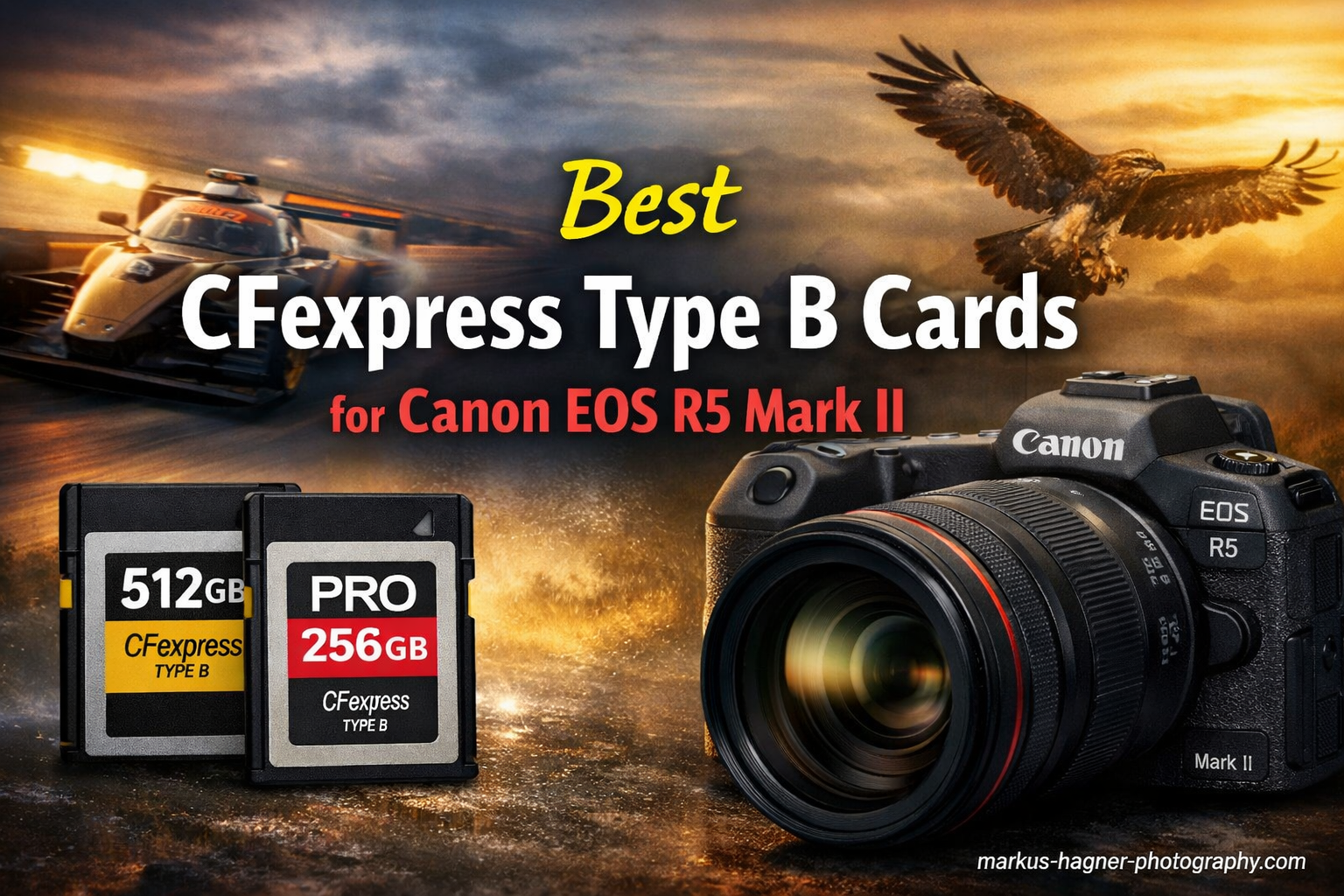 Best CFexpress Type B Cards for Canon EOS R5 Mark II