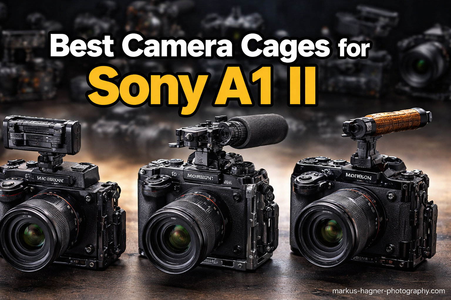 Best Camera Cages for Sony A1 II